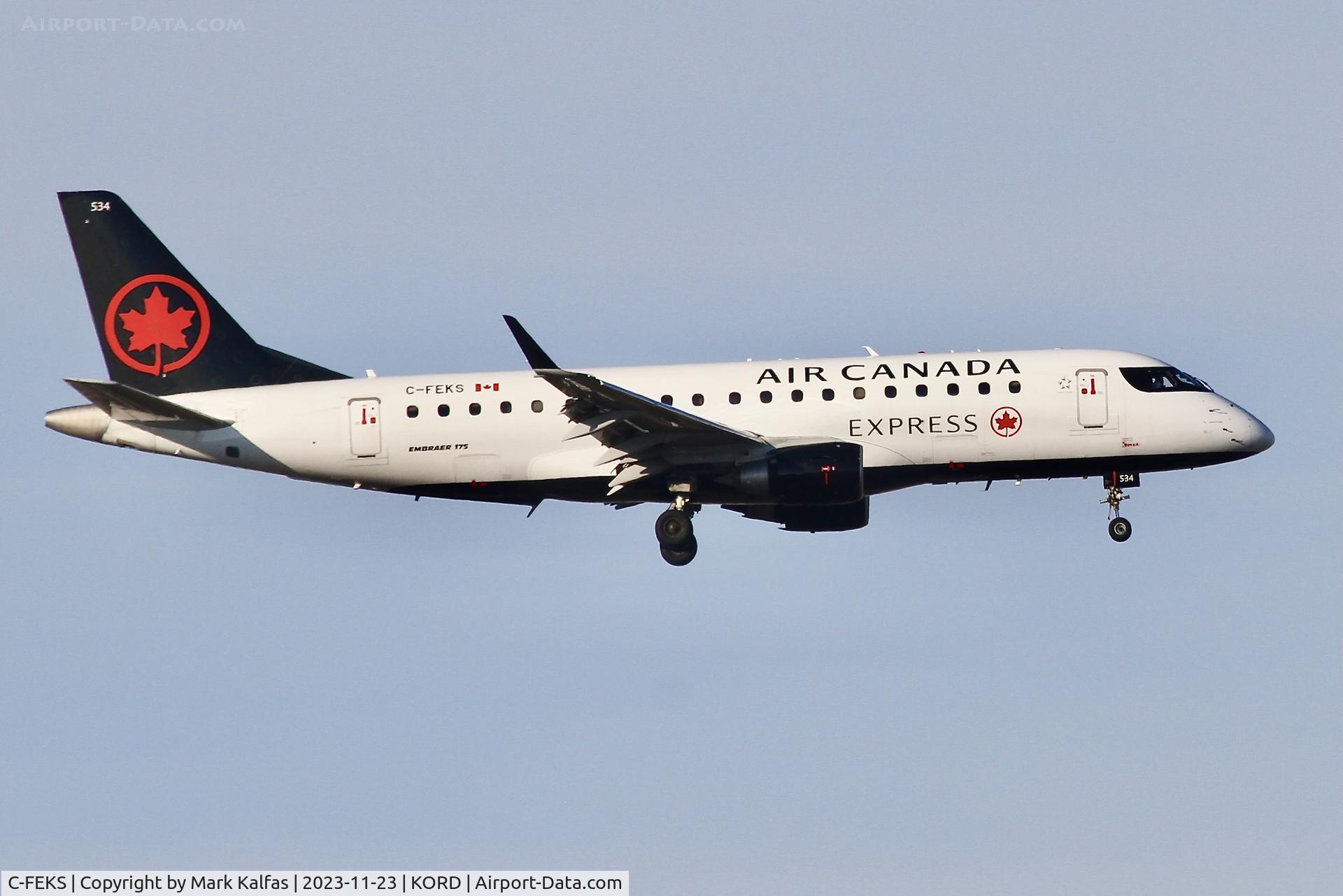 C-FEKS, 2005 Embraer 175SU (ERJ-170-200SU) C/N 17000110, AIR CANADA E75S C-FEKS JZA8961  CYUL-KORD