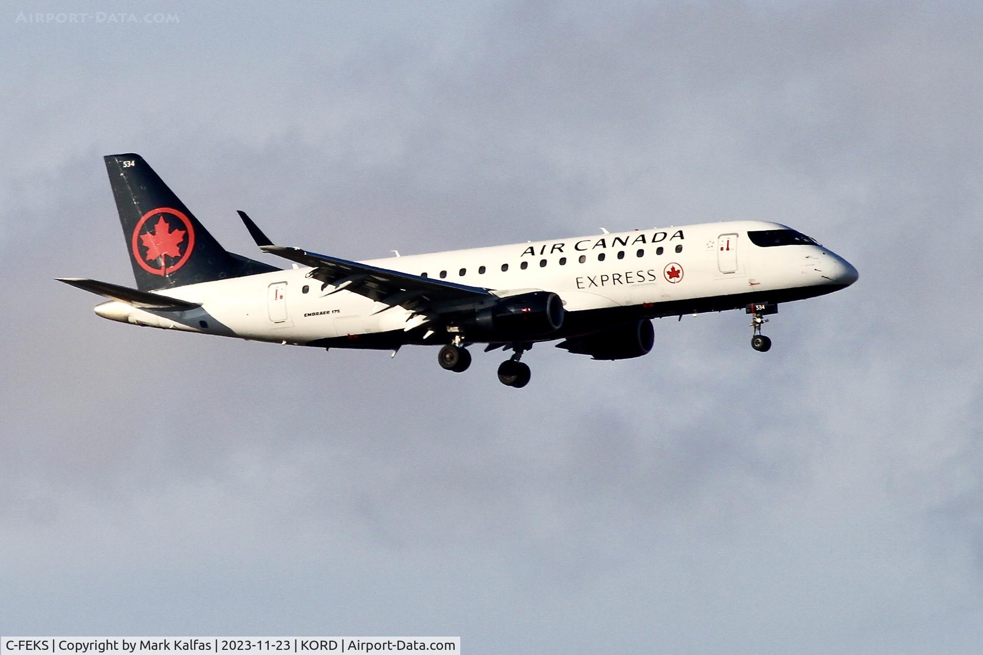 C-FEKS, 2005 Embraer 175SU (ERJ-170-200SU) C/N 17000110, AIR CANADA E75S C-FEKS JZA8961  CYUL-KORD