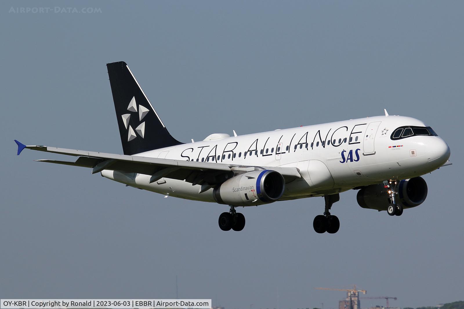OY-KBR, 2007 Airbus A319-132 C/N 3231, at bru