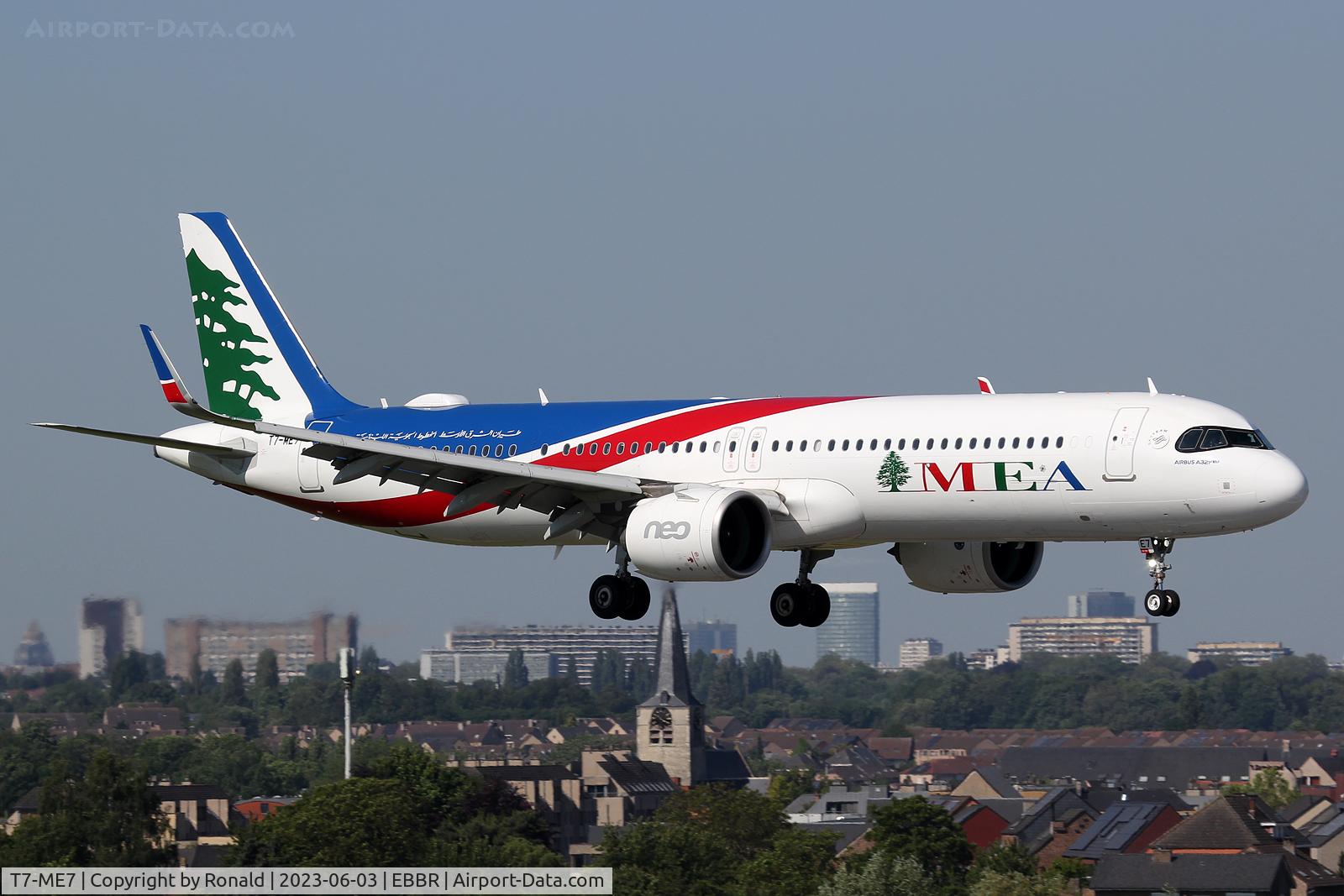 T7-ME7, 2020 Airbus A321-271NX C/N 10116, at bru