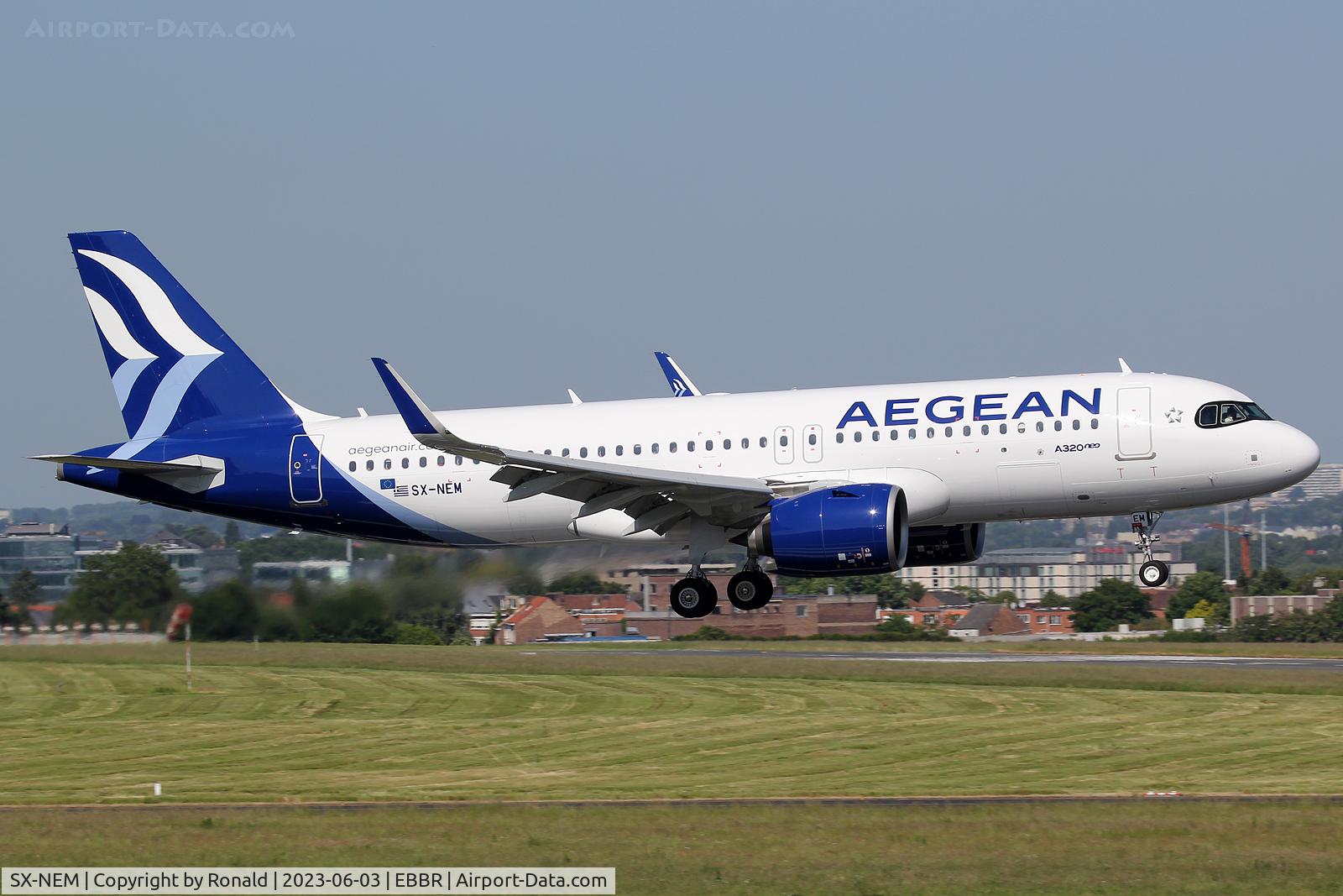 SX-NEM, Airbus A320-271N C/N 11474, at bru