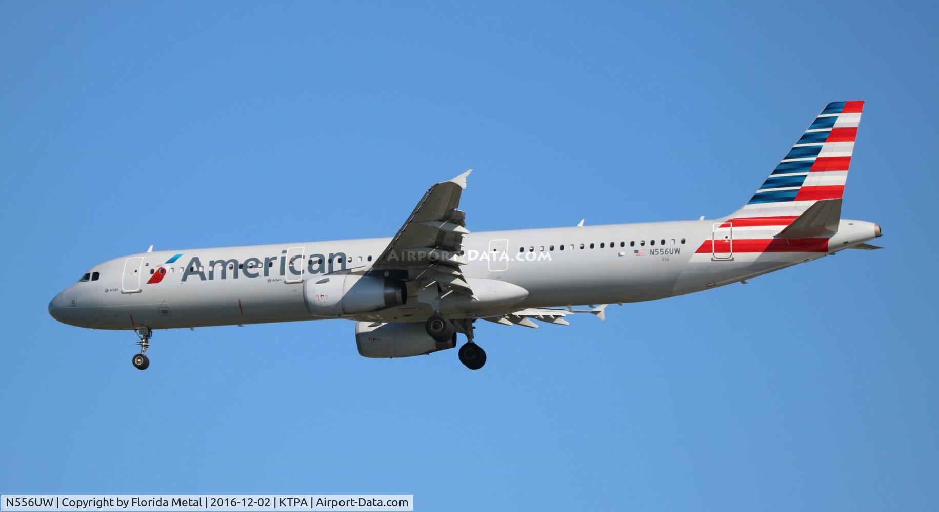 N556UW, 2012 Airbus A321-231 C/N 5244, AAL A321 zx PHL-TPA