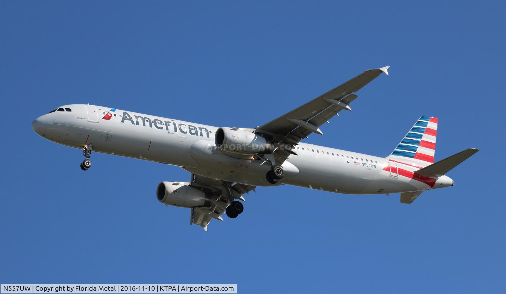 N557UW, 2012 Airbus A321-231 C/N 5269, AAL A321 zx ORD-TPA