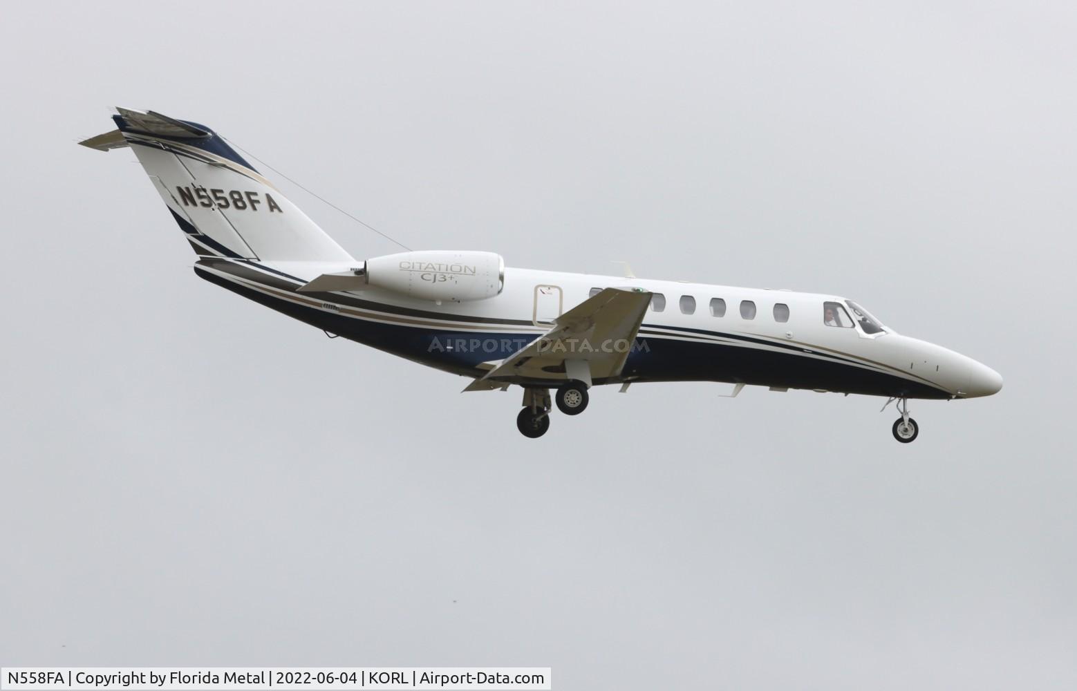 N558FA, 2018 Cessna 525B CitationJet CJ3 C/N 525B0558, C525B zx
