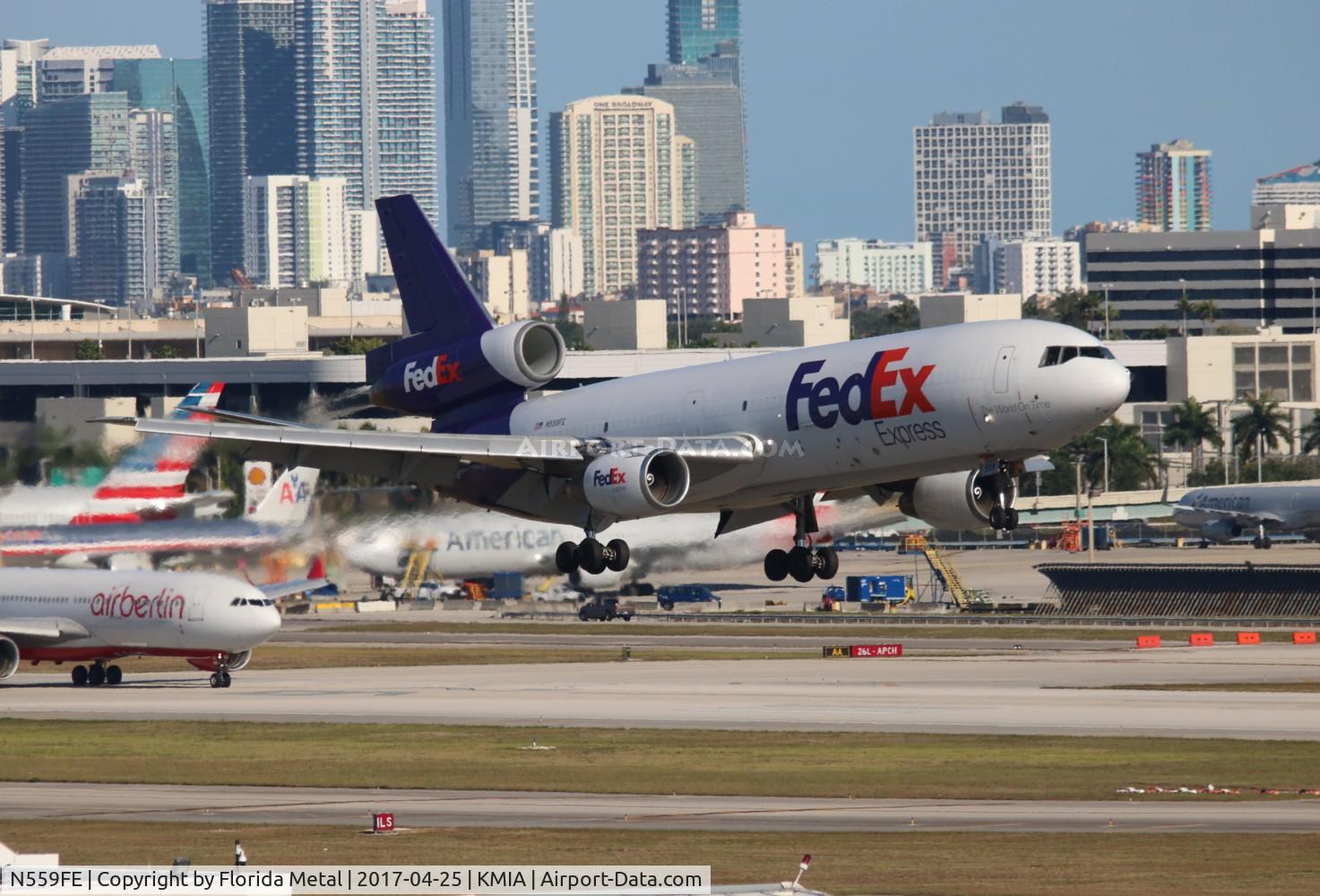 N559FE, 1973 McDonnell Douglas MD-10-10F C/N 46930, FDX MD-10-10 zx