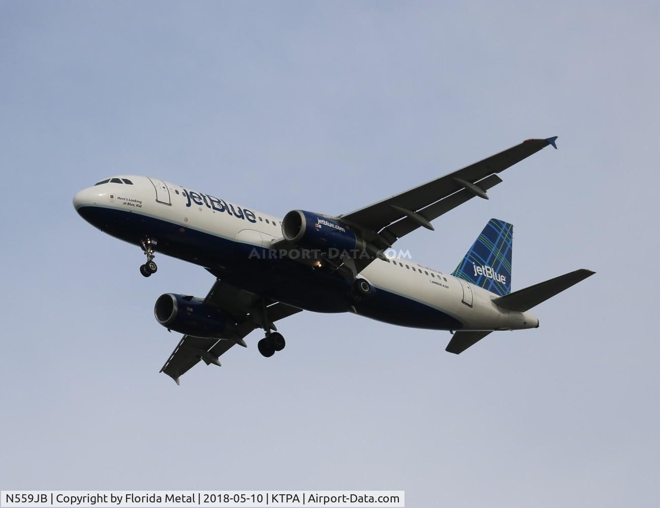 N559JB, 2003 Airbus A320-232 C/N 1917, JBU A320 zx