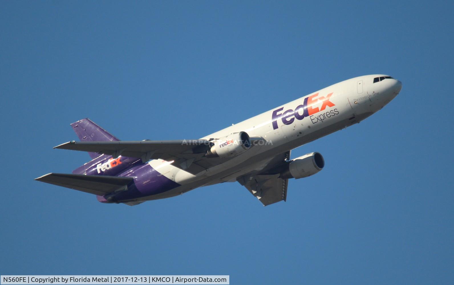 N560FE, 1974 McDonnell Douglas MD-10-10F C/N 46938, FDX MD-10-10 zx MCO-MEM