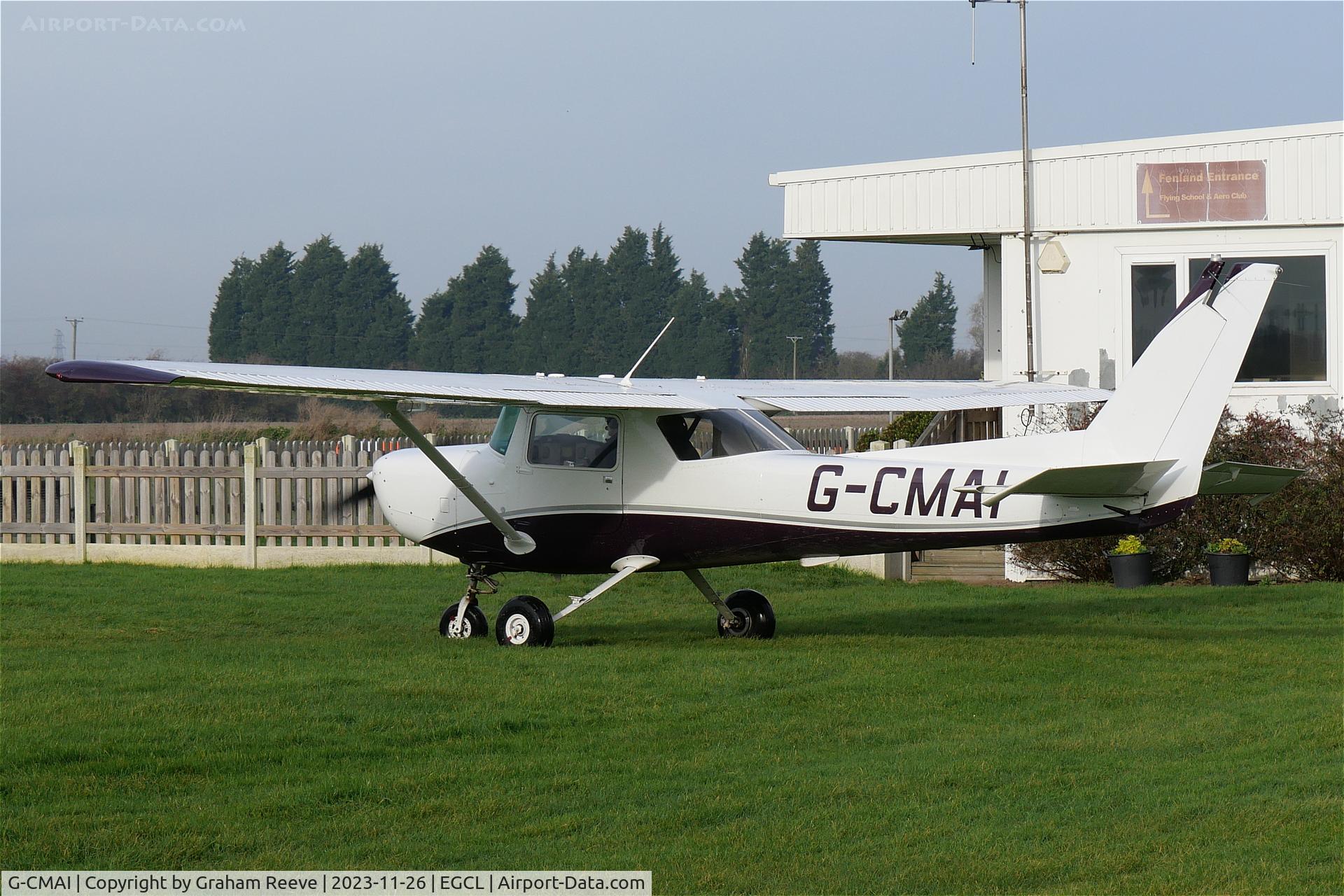 G-CMAI, 1977 Cessna 152 C/N 15280418, Parked at Fenland.