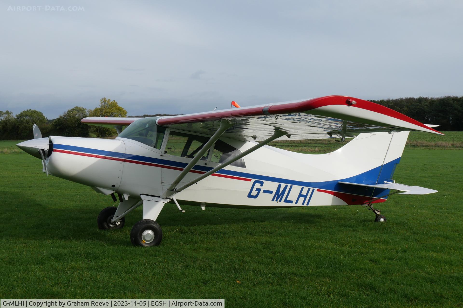 G-MLHI, 1991 Maule MX-7-180 Star Rocket C/N 11073C, Parked at Northrepps.