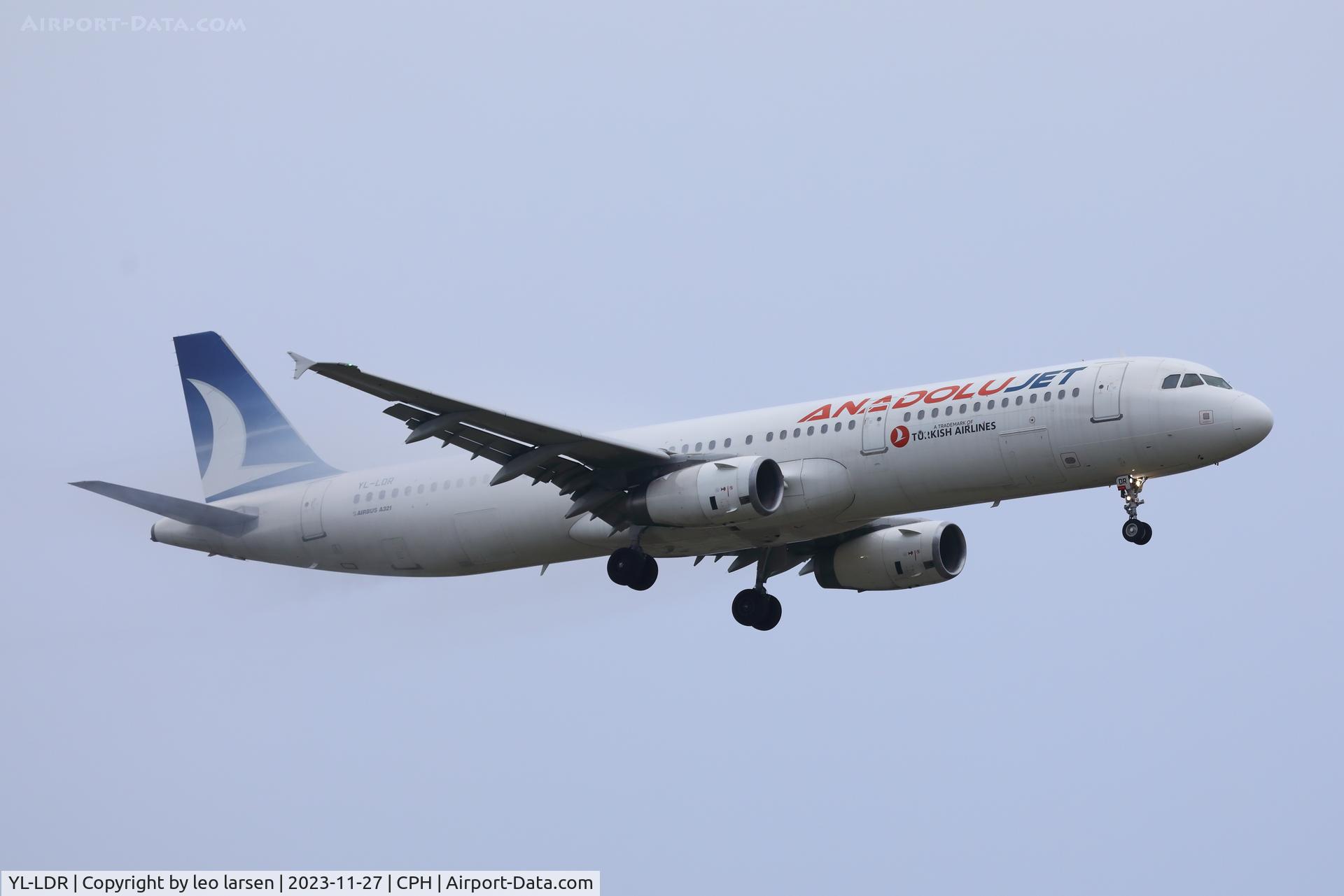 YL-LDR, 2012 Airbus A321-231 C/N 5025, Copenhagen 27.11.2023