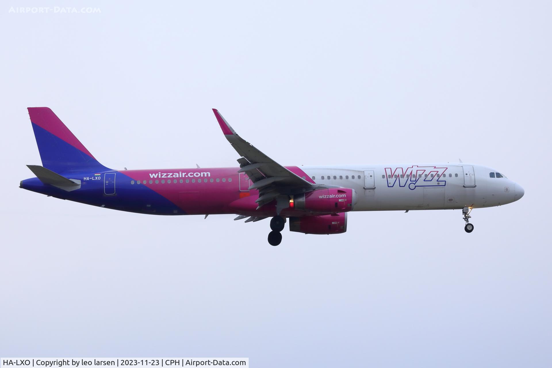 HA-LXO, 2017 Airbus A321-231 C/N 7562, Copenhagen 27.11.2023