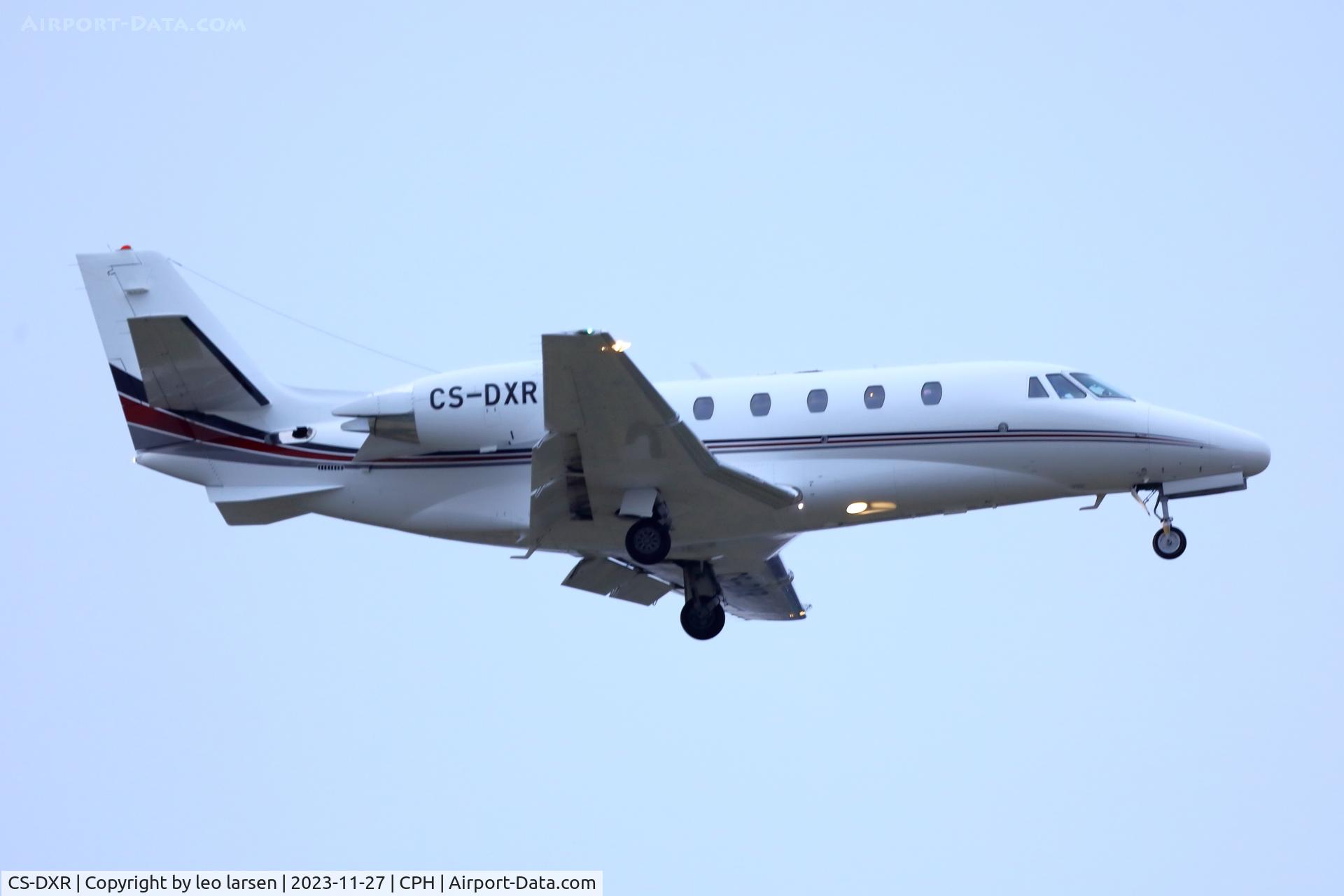 CS-DXR, 2007 Cessna 560 Citation Excel C/N 560-5748, Copenhagen 27.11.2023