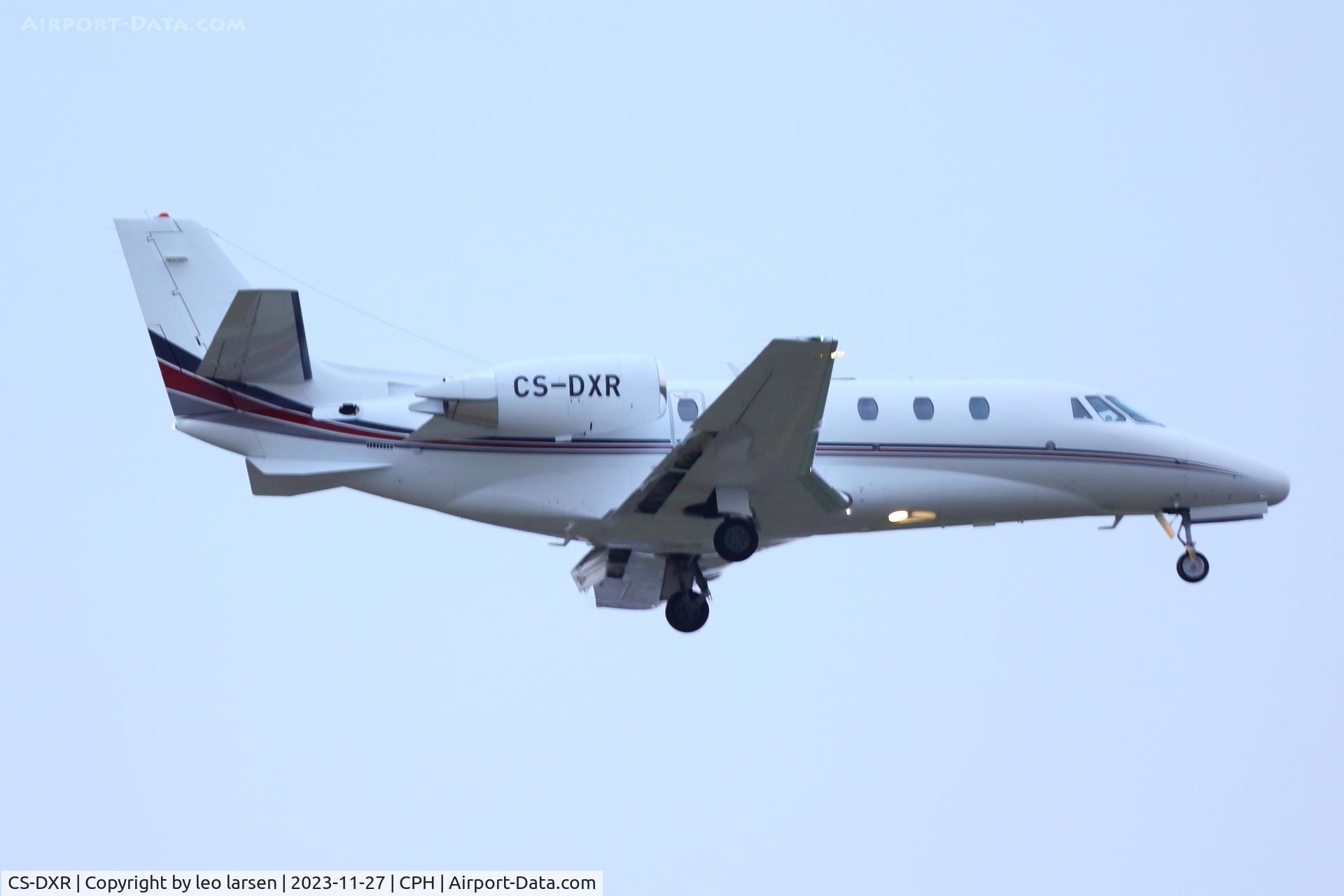 CS-DXR, 2007 Cessna 560 Citation Excel C/N 560-5748, Copenhagen 27.11.2023