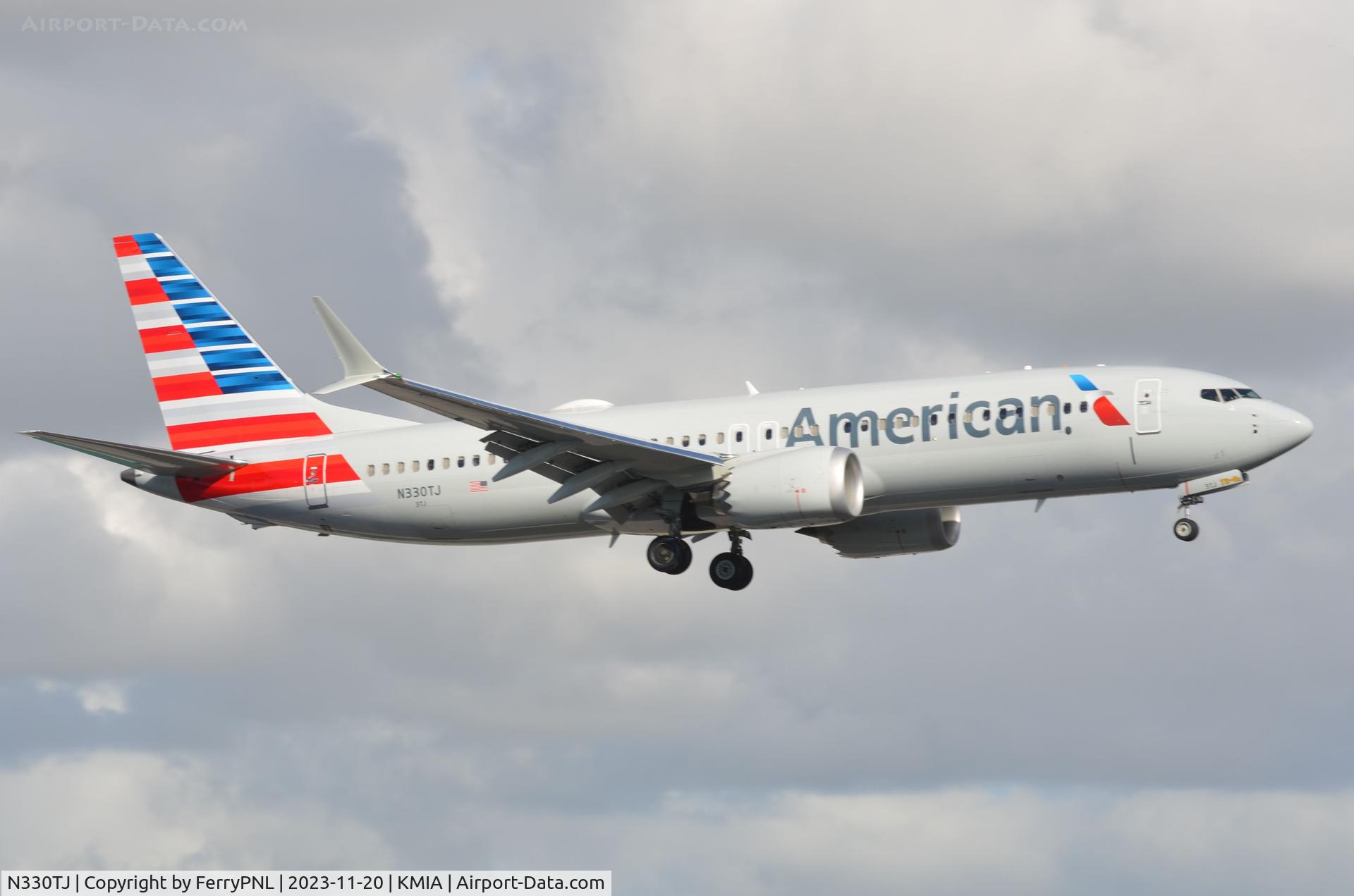 N330TJ, 2023 Boeing 737-8 MAX C/N 68104, Arrival of American B738 Max