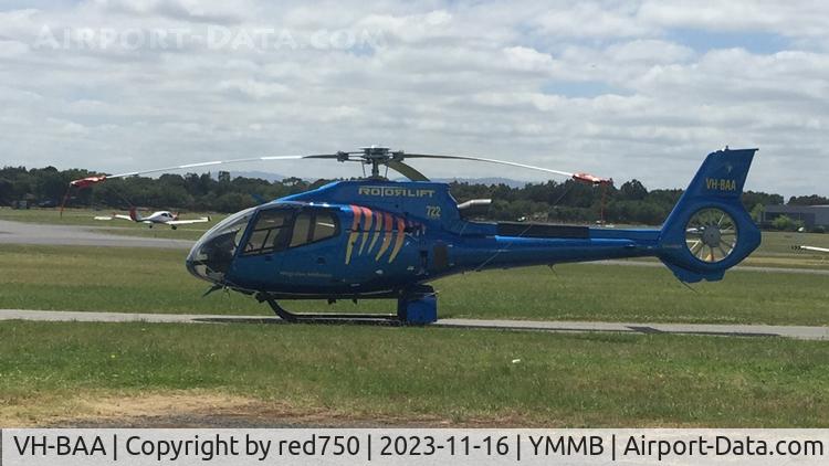 VH-BAA, Aerospatiale AS-350BA Ecureuil C/N 2015, AS-350BA VH-BAA at Moorabbin, Nov 16, 2023