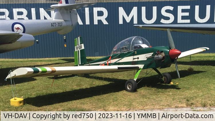 VH-DAV, 1979 Evans VP-1A Volksplane C/N V34, Evans VP-1A Volksplane at Moorabbin Air Museum, Nov 16,2023