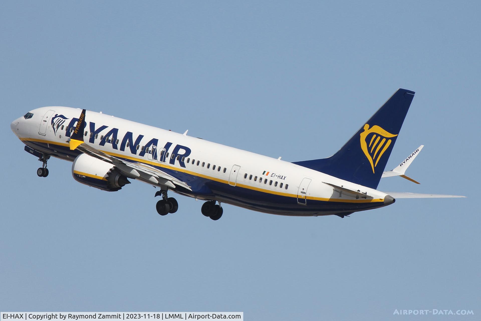 EI-HAX, 2021 Boeing 737-8-200 MAX C/N 65080, B737-8 MAX EI-HAX Ryanair