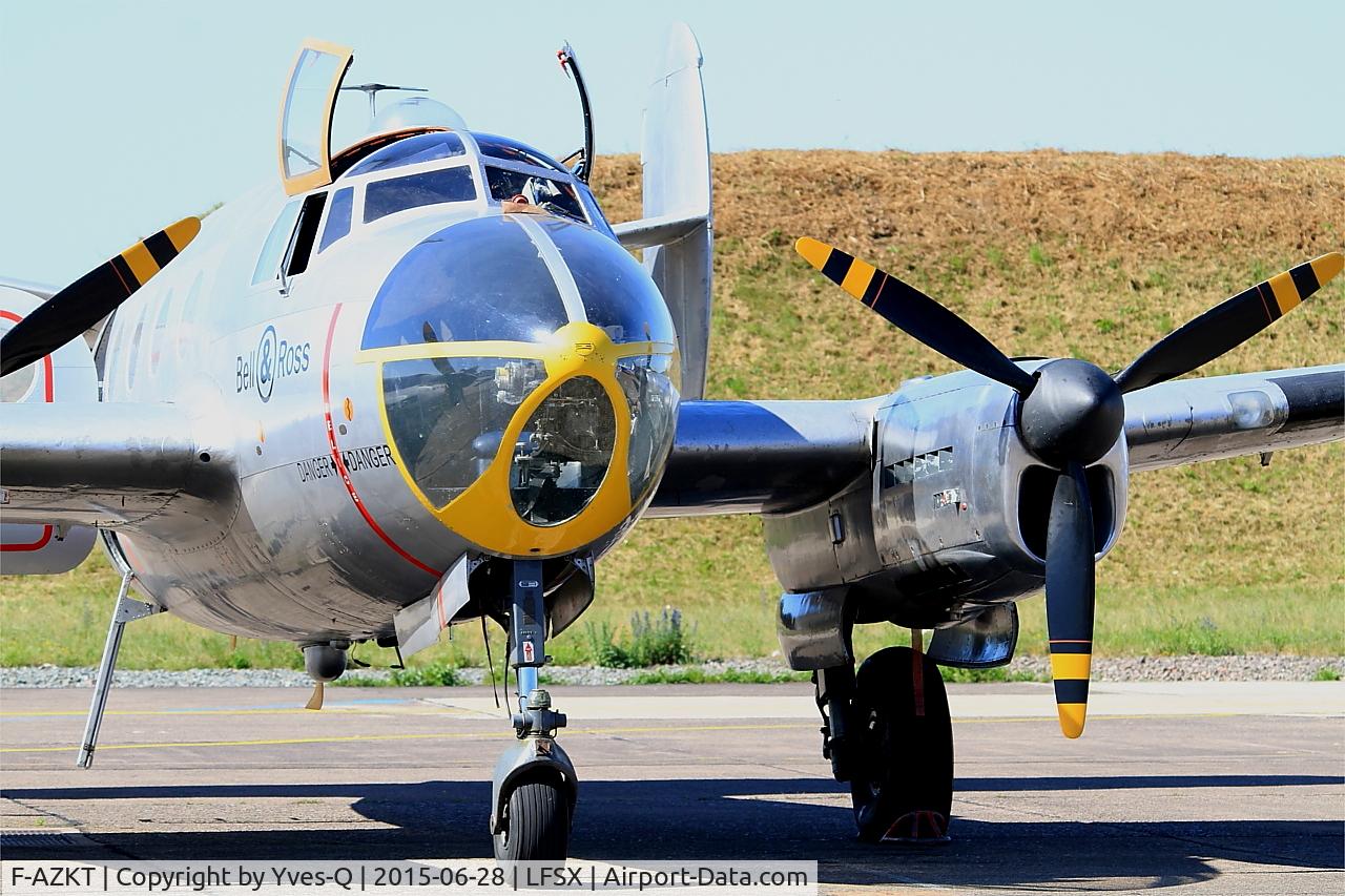 F-AZKT, 1954 Dassault MD-311 Flamant C/N 260, Dassault MD-311 Flamant, Flight line, Luxeuil-St Sauveur Air Base 116 (LFSX)