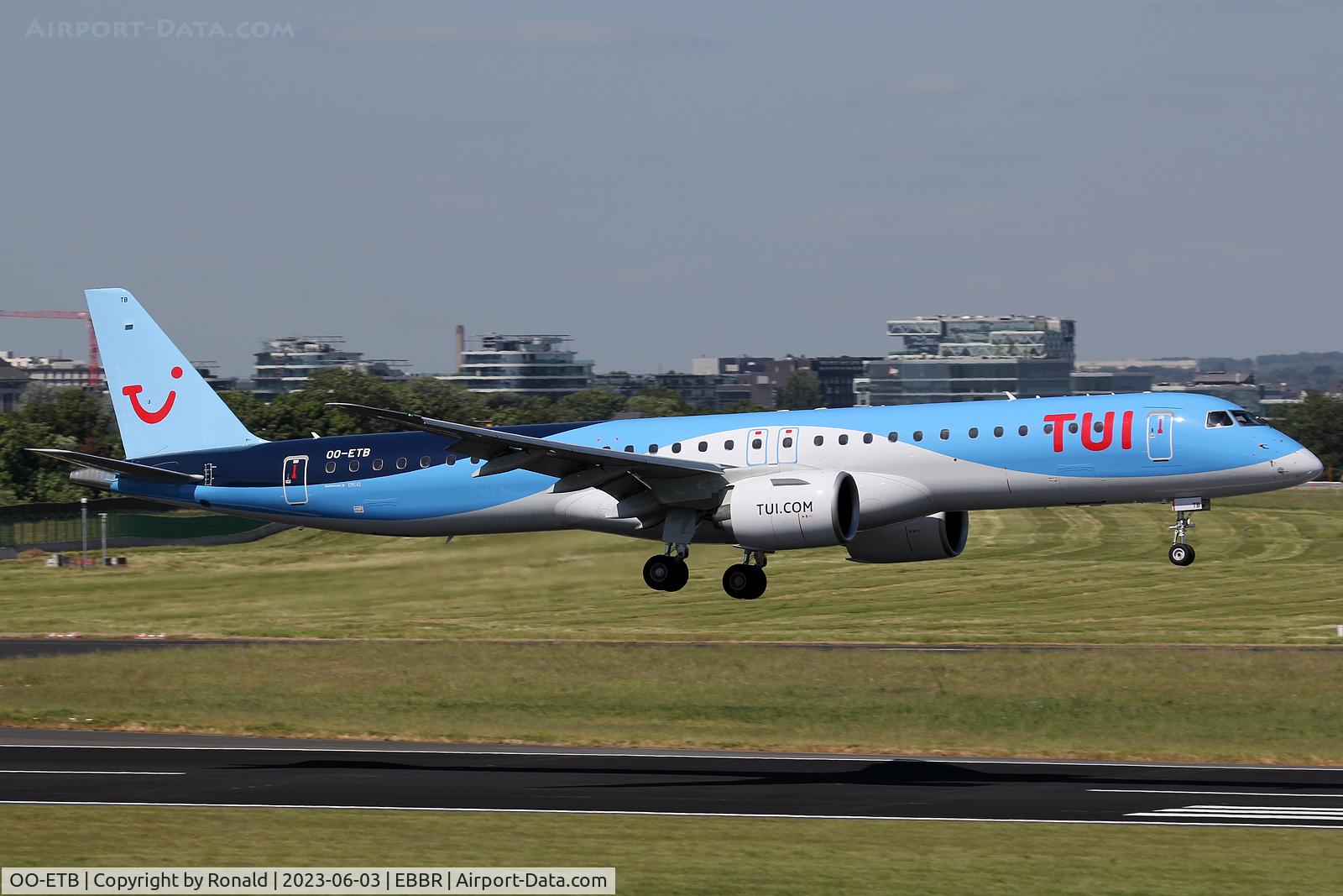 OO-ETB, 2021 Embraer E195-E2 (ERJ-190-400STD) C/N 19020049, at bru