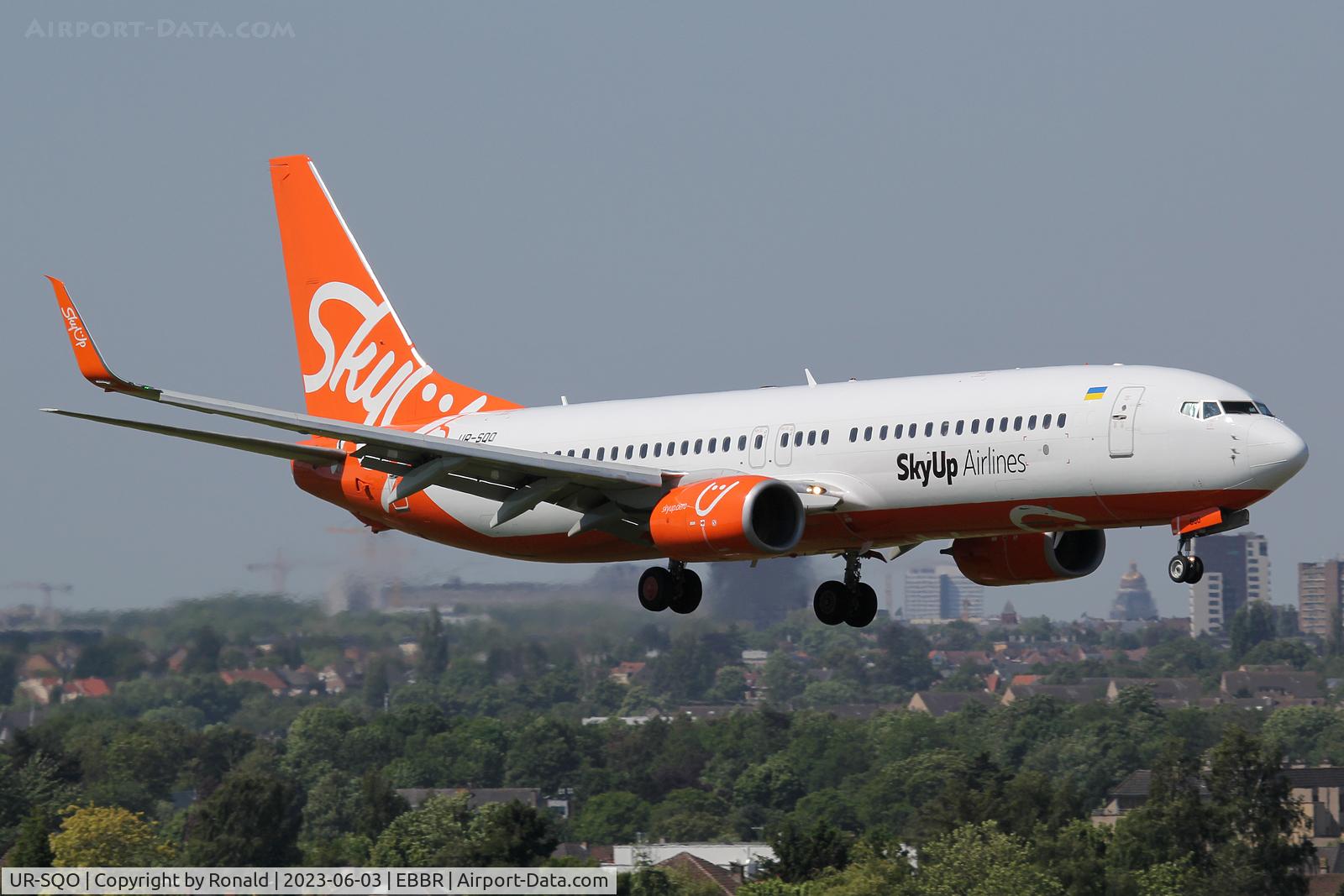 UR-SQO, 2012 Boeing 737-82R C/N 40880, at bru