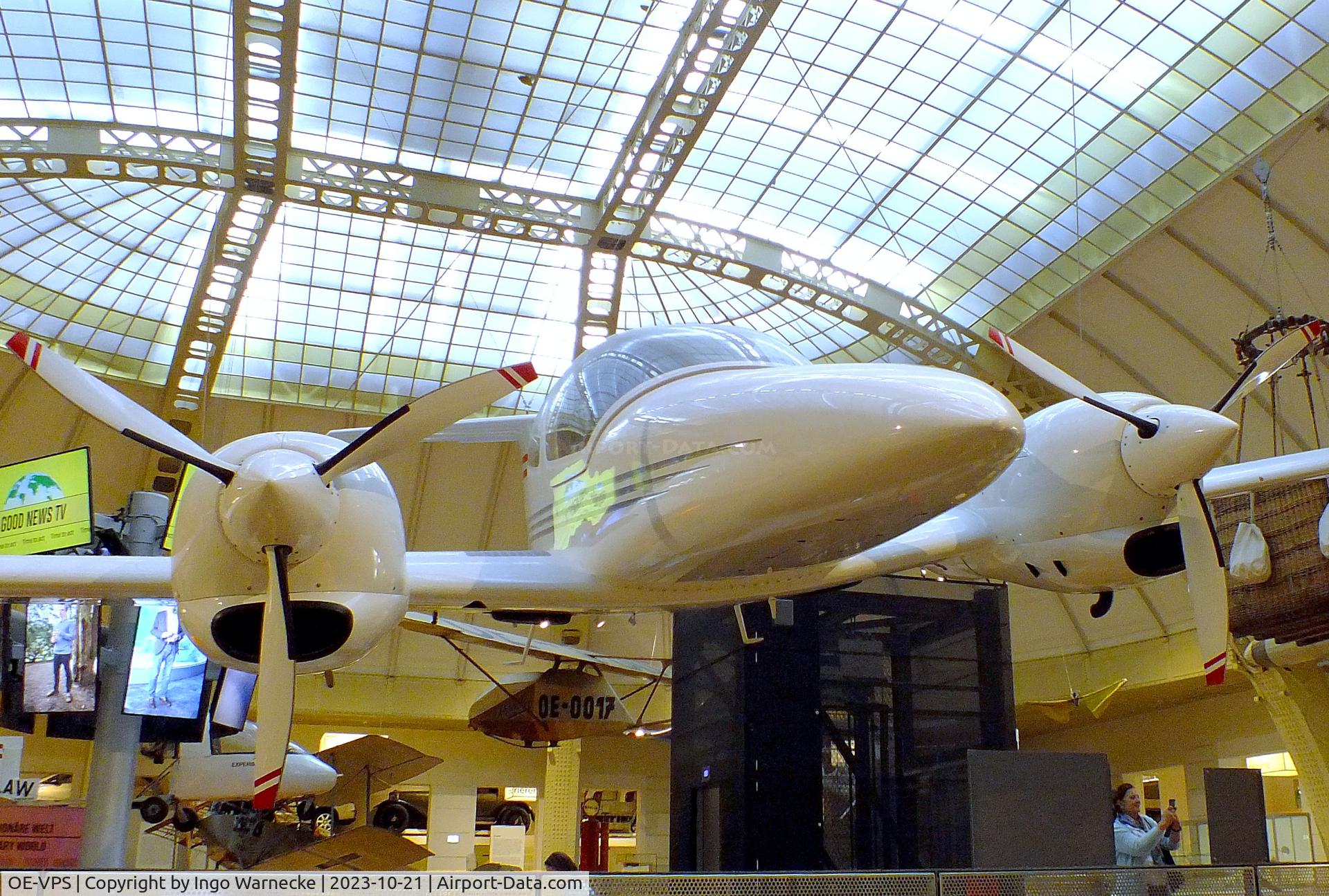 OE-VPS, Diamond DA-42-180 Twin Star C/N 42.001, Diamond DA42-180 first prototype at the Technisches Museum Wien (Vienna Technical Museum)