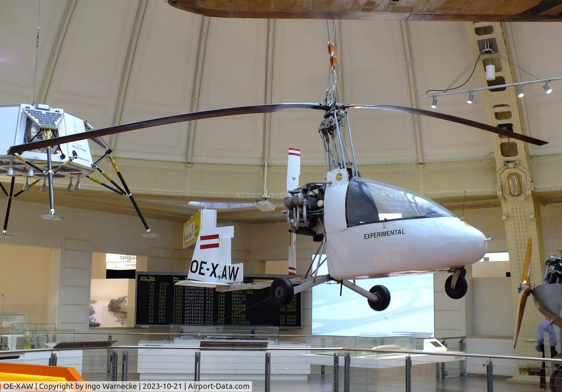OE-XAW, 1992 Westermayer WE 04 C/N 5, Westermayer WE 04 at the Technisches Museum Wien (Vienna Technical Museum)