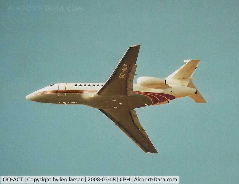 OO-ACT, 2001 Dassault Falcon 900C C/N 194, Copenhagen 8.3.2008