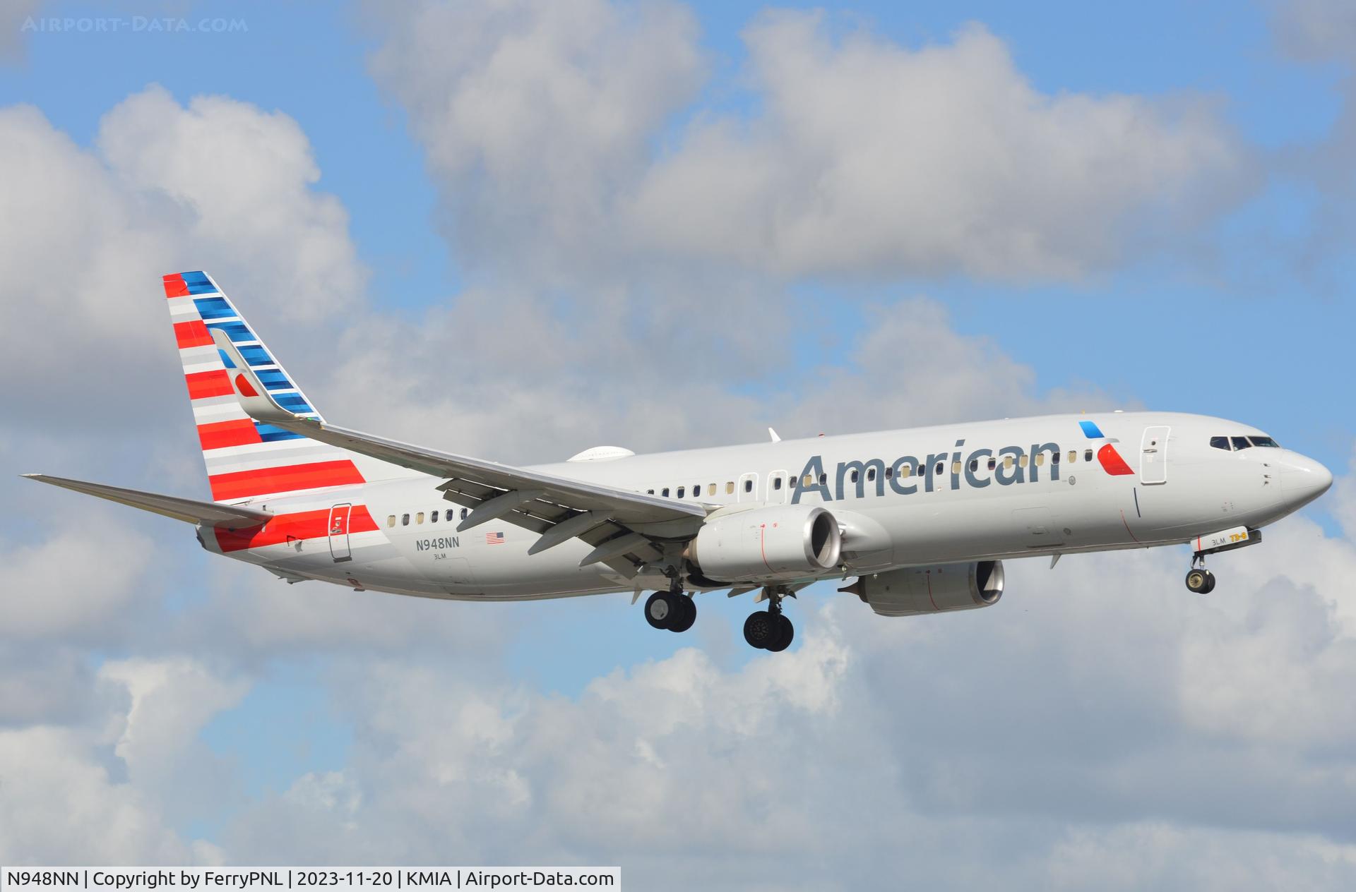 N948NN, 2014 Boeing 737-823 C/N 31189, AA B738 back at its base