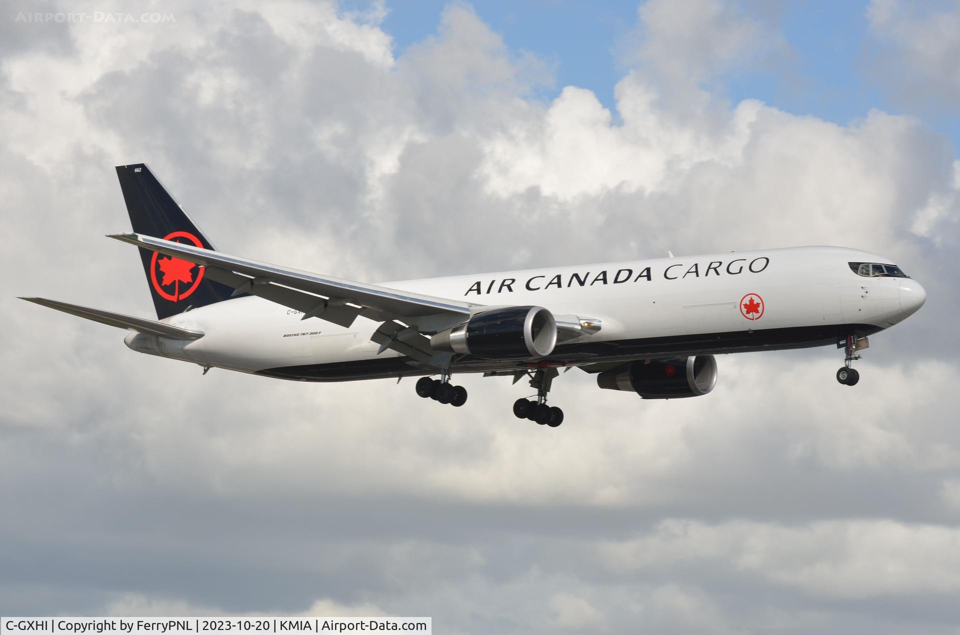 C-GXHI, 2021 Boeing 767-300F C/N 67023, Air Canada Cargo B763F on short finals