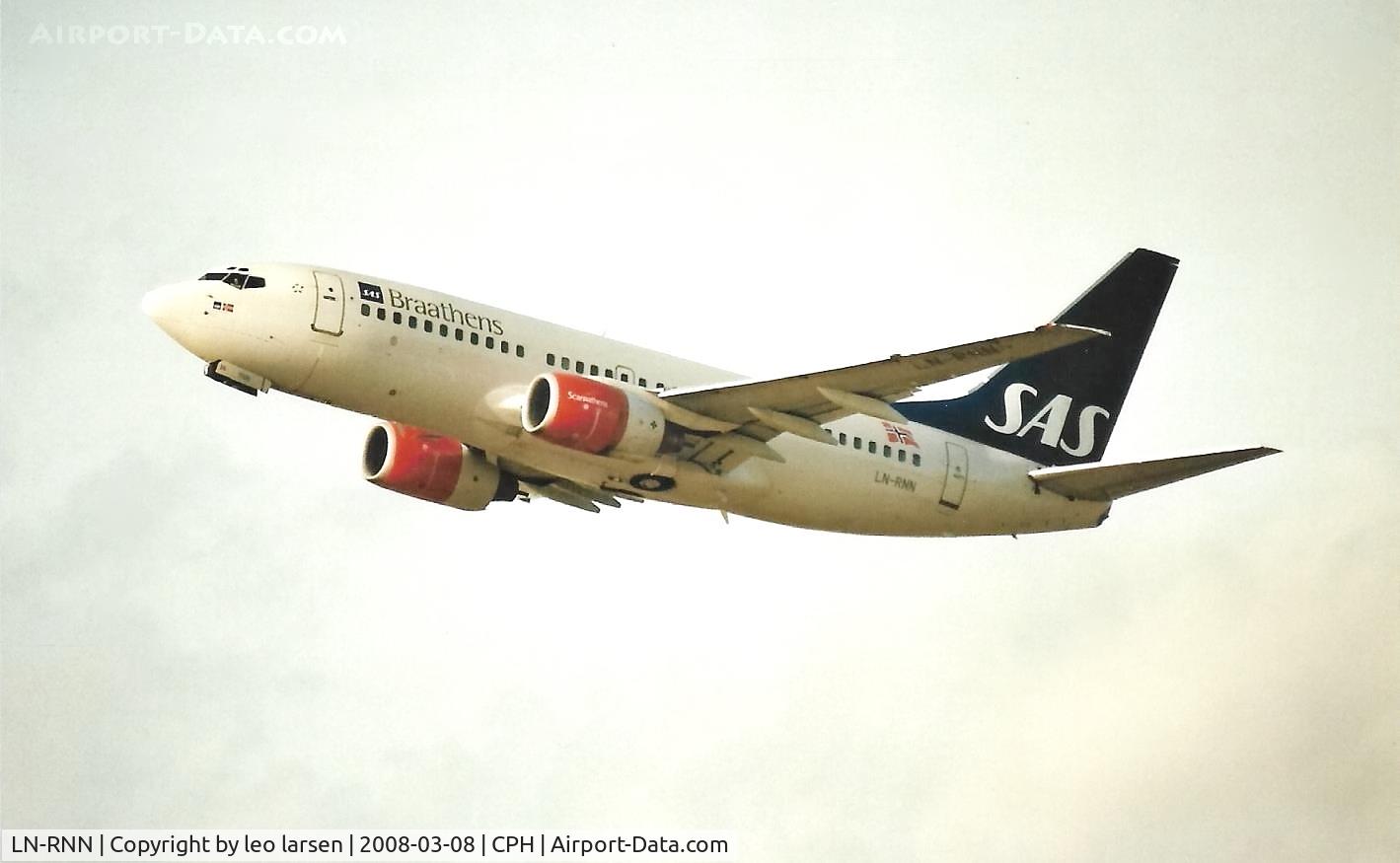 LN-RNN, 2000 Boeing 737-783 C/N 28315, Copenhagen 8.3.2008
