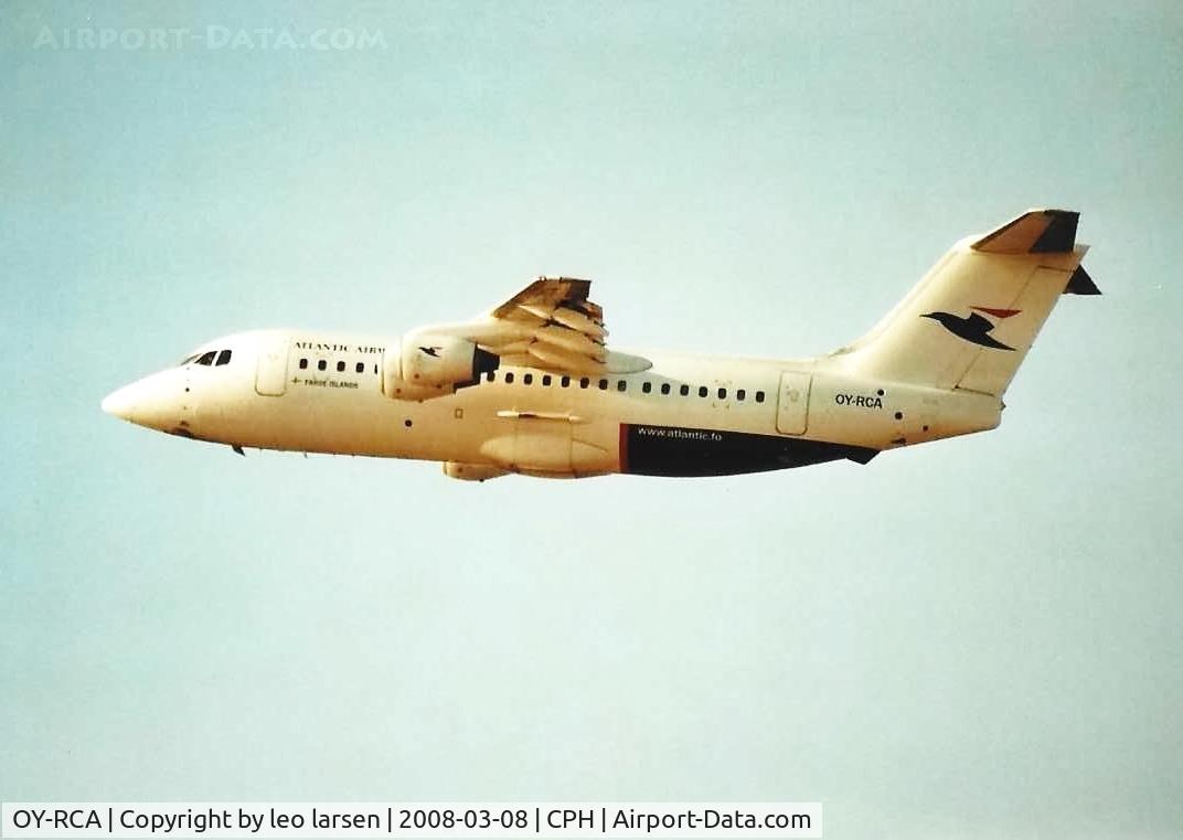 OY-RCA, 1985 British Aerospace BAe.146-200A C/N E2045, Copenhagen 8.3.2008