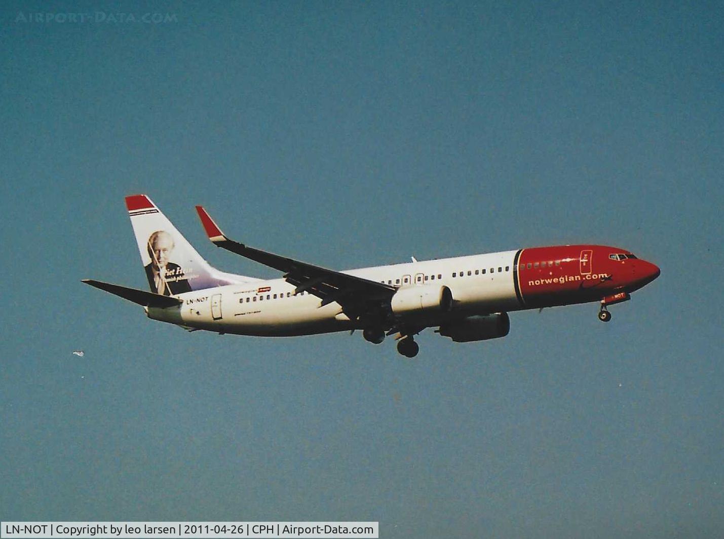 LN-NOT, 2010 Boeing 737-8JP C/N 37816, Copenhagen 2011-04-26