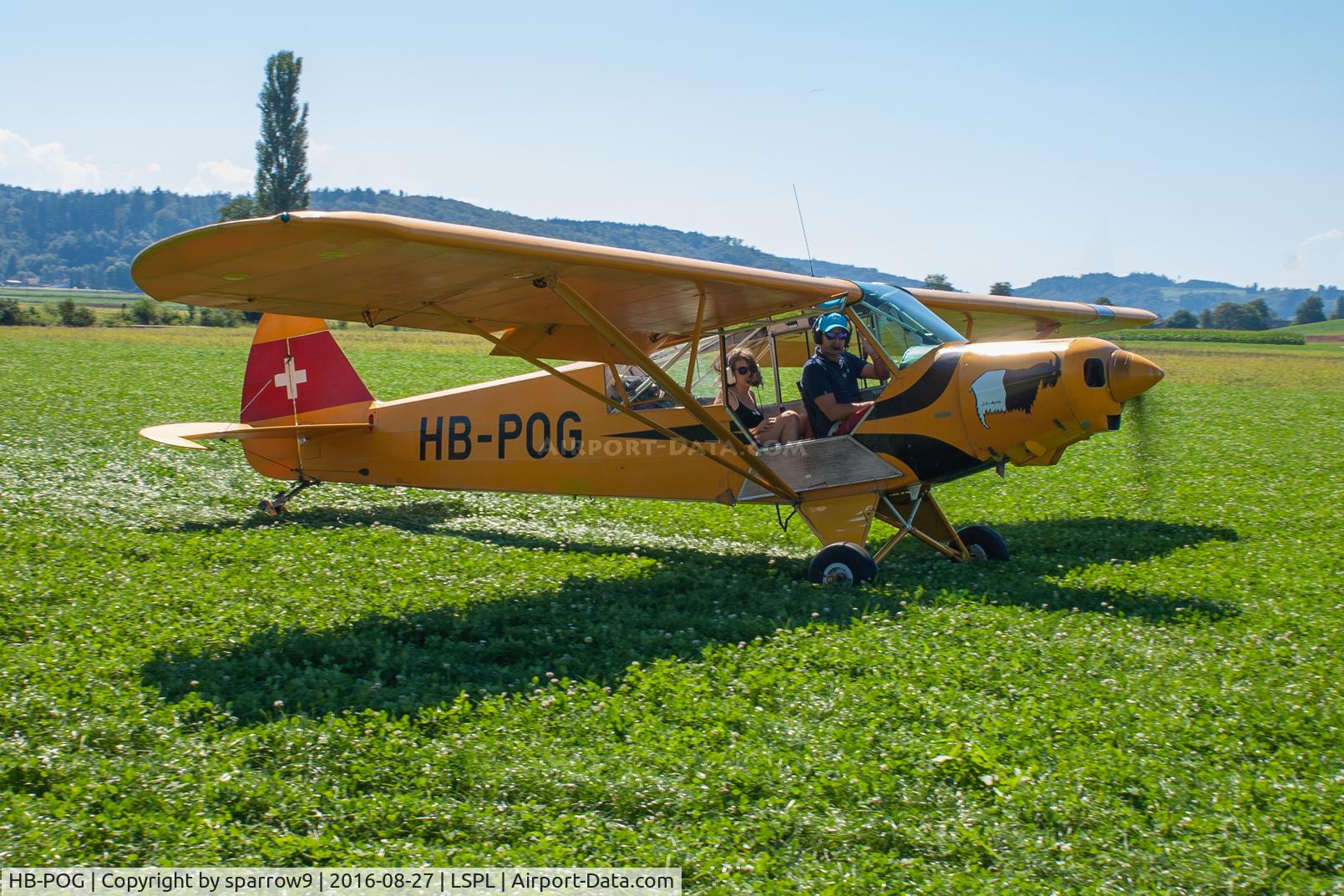 HB-POG, 1952 Piper L-21B Super Cub C/N 18-2538, Piper meeting Bleienbach. 135 HP converted to 150 HP.HB-registered from 1991-03-21 until 2020-02-26.