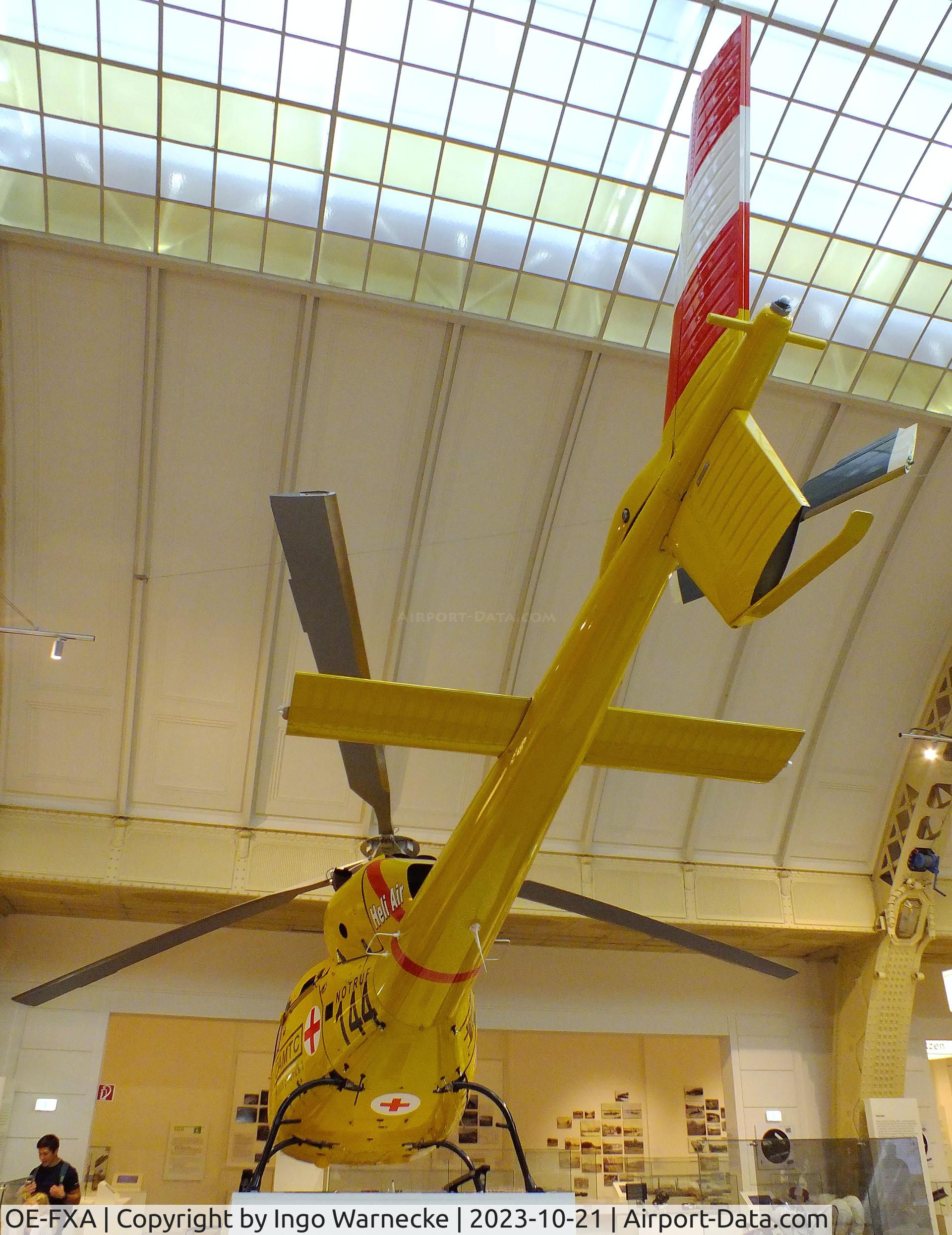 OE-FXA, Aerospatiale AS.355F-1 Ecureuil 2 C/N 5056, Aerospatiale AS.355F-1 Ecureuil 2 at the Technisches Museum Wien (Vienna Technical Museum)