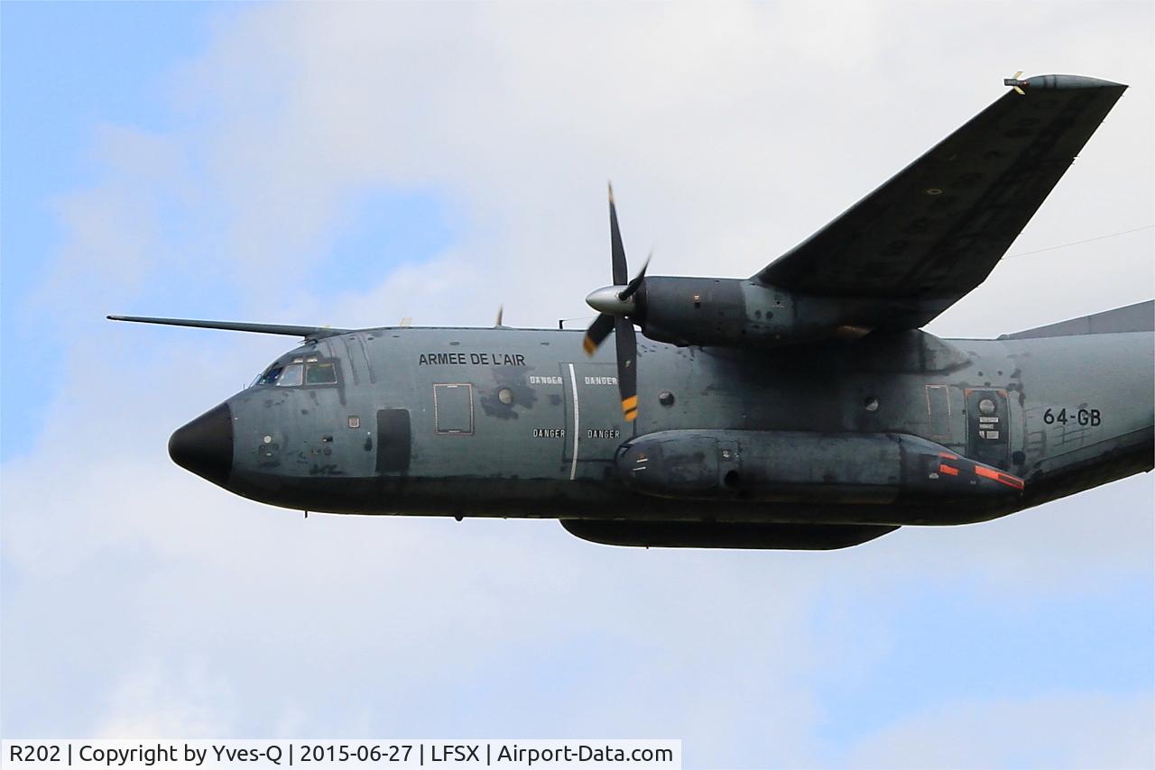 R202, Transall C-160R C/N 202, Transall C-160R, On final rwy 29, Luxeuil-Saint Sauveur Air Base 116 (LFSX)
