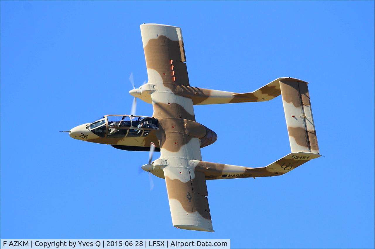 F-AZKM, 1971 North American OV-10B Bronco C/N 338-9 (305-65), North American OV-10B Bronco, On display, Luxeuil-St Sauveur Air Base 116 (LFSX)