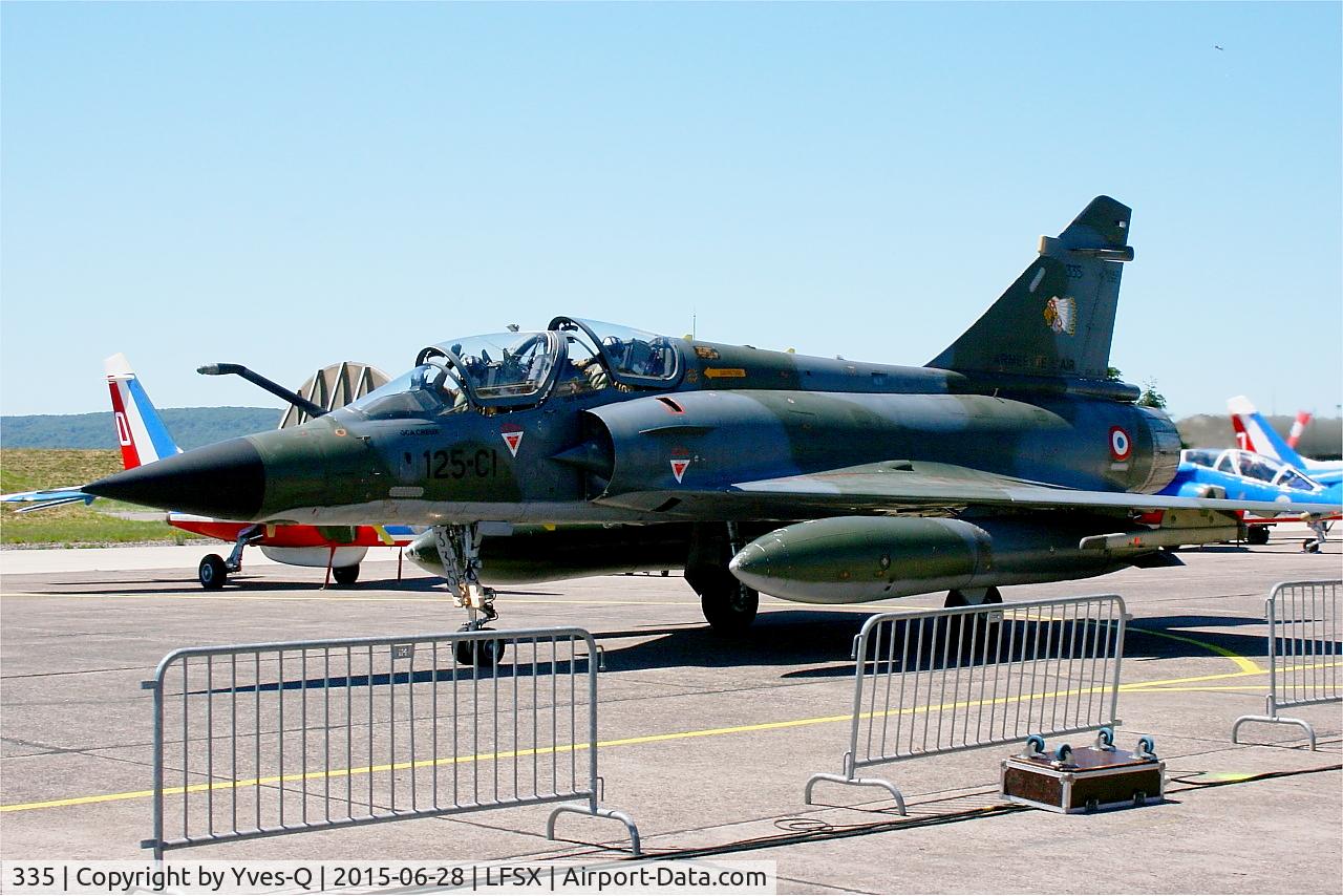 335, Dassault Mirage 2000N C/N 261, Dassault Mirage 2000N (125-CI), Taxiing, Luxeuil-St Sauveur Air Base 116 (LFSX)