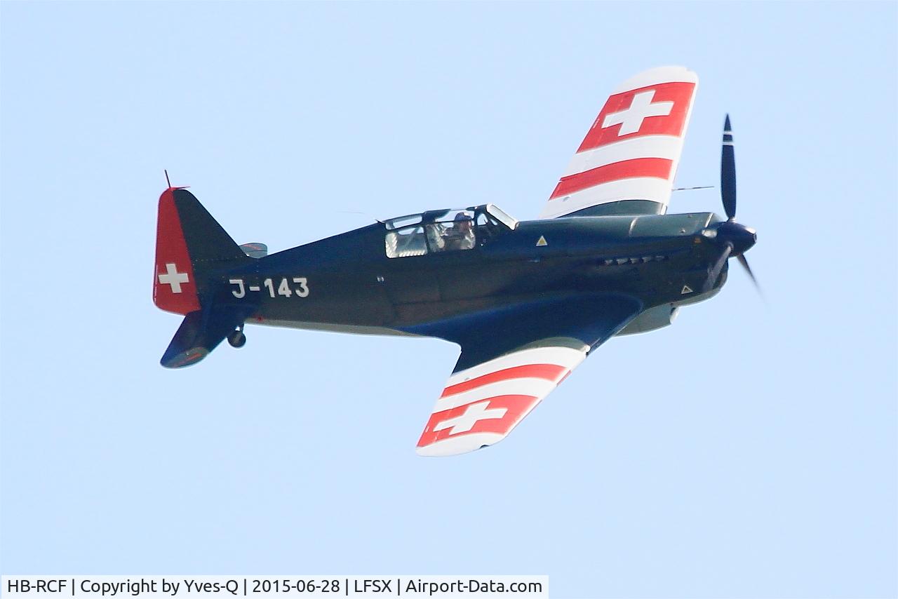 HB-RCF, 1942 Morane-Saulnier D-3801 (MS-412) C/N 194, Morane-Saulnier D-3801, On display, Luxeuil-Saint Sauveur Air Base 116 (LFSX)