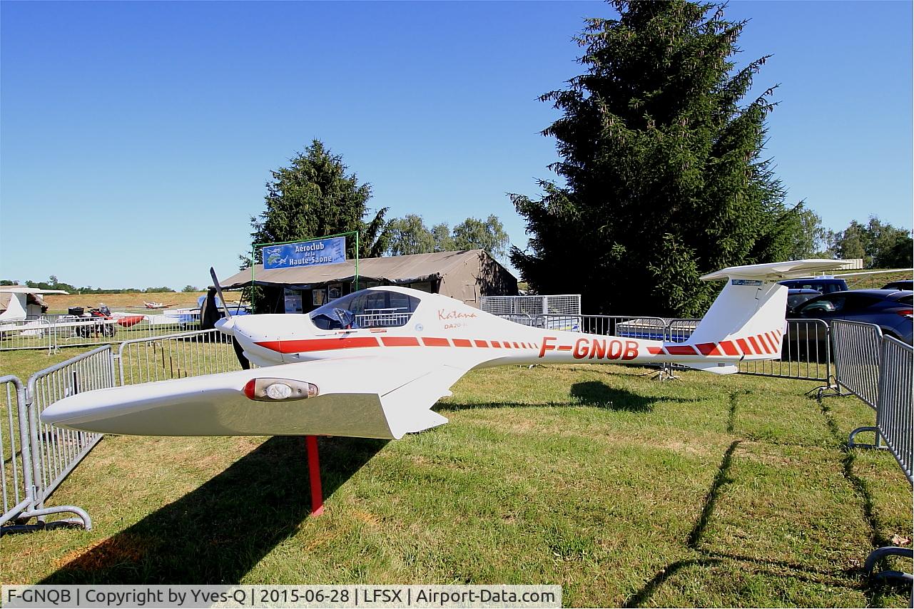 F-GNQB, Diamond DA-20A-1-100 Katana C/N 10226, Diamond DA-20A-1-100 Katana,Displayed at Luxeuil-St Sauveur Air Base 116 (LFSX)