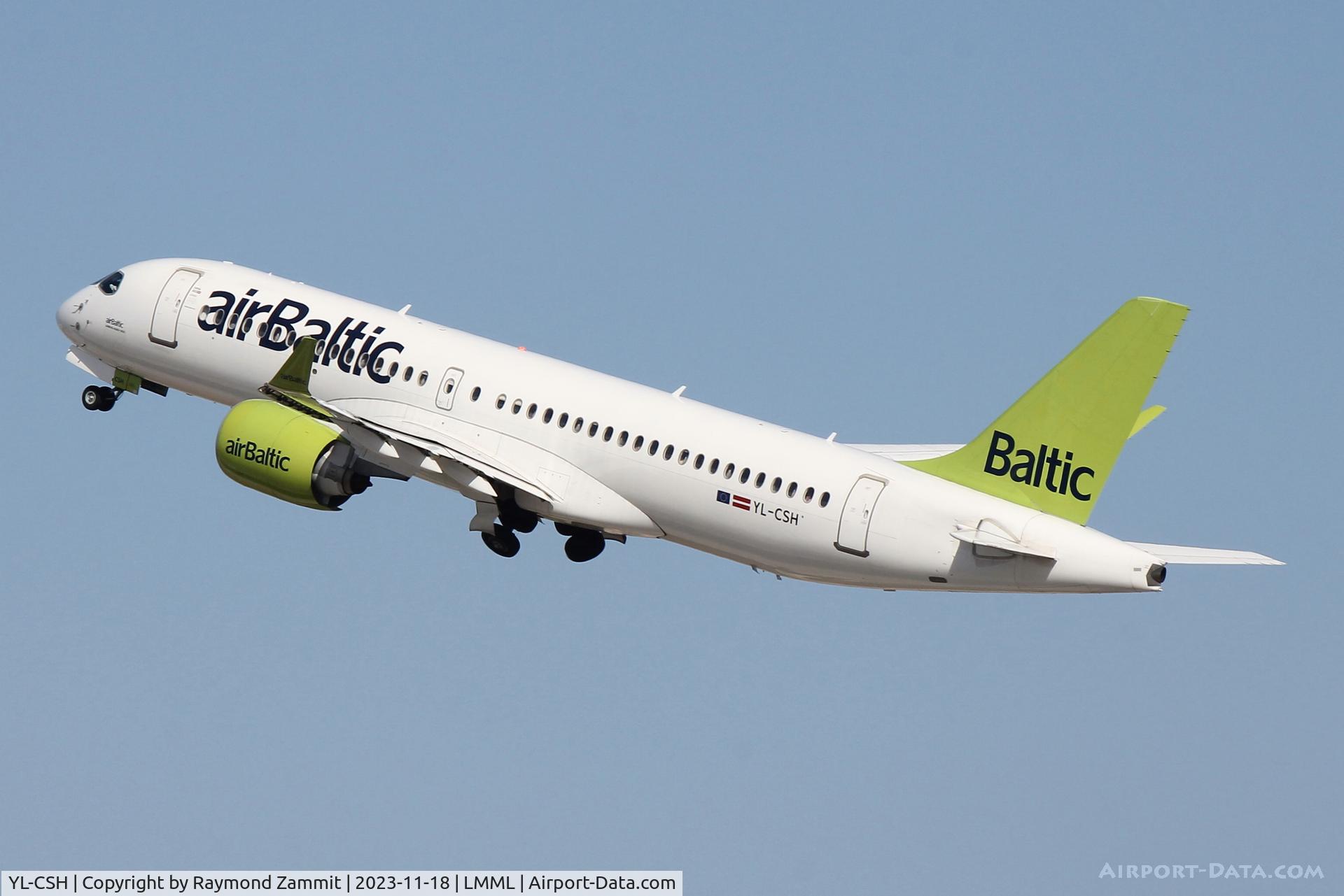 YL-CSH, 2017 Airbus A220-300 C/N 55016, A220 YL-CSH Air Baltic