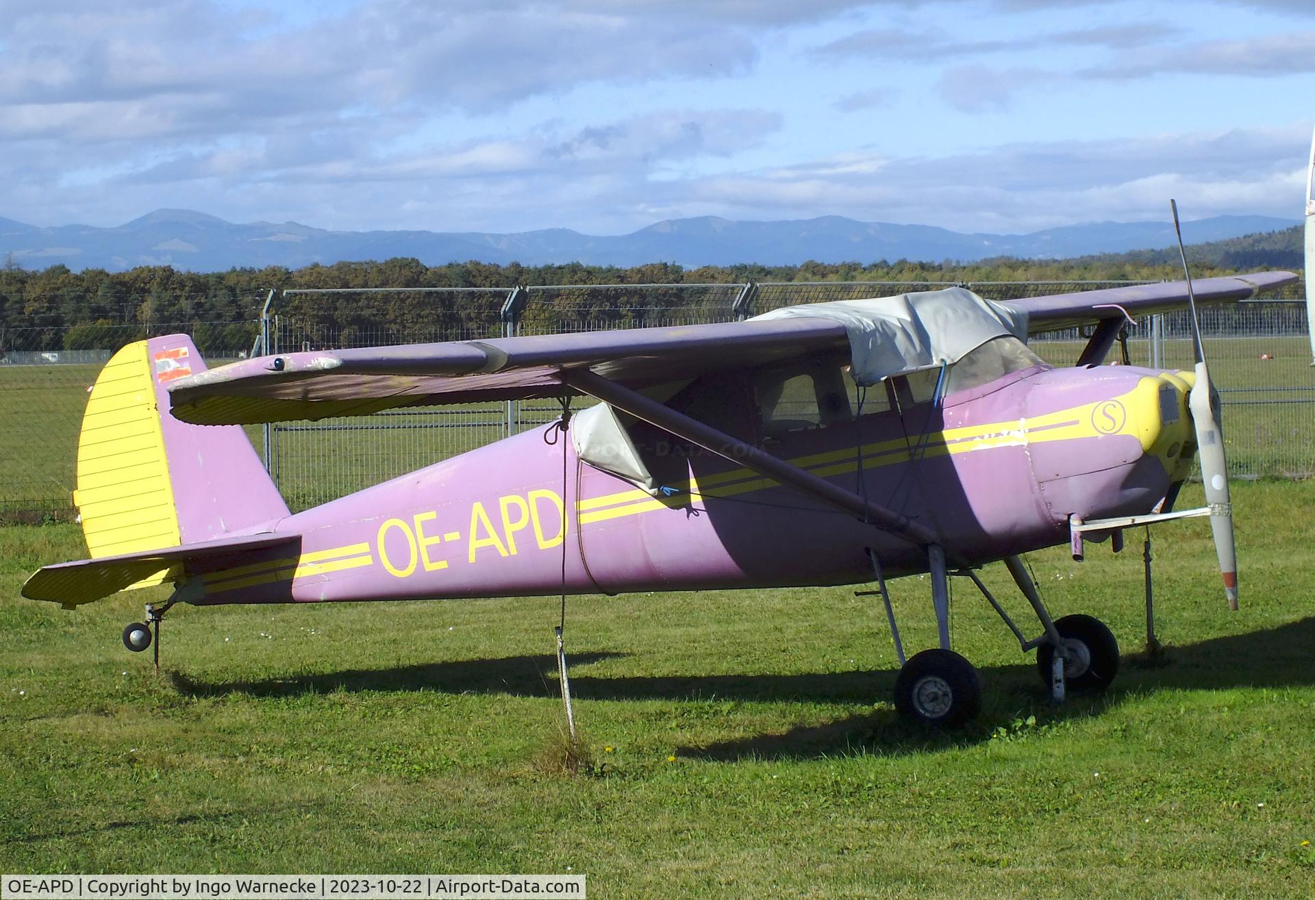 OE-APD, 1948 Luscombe 8F Silvaire C/N 6012, Luscombe 8F Silvaire at the Österreichisches Luftfahrtmuseum (Austrian Aviation Museum), Graz-Thalerhof