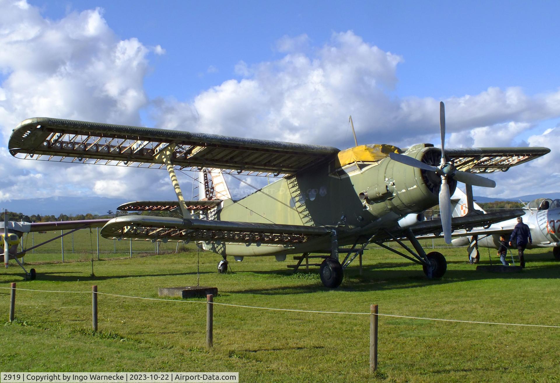 2919, Antonov An-2TP C/N 1G29-19, Antonov An-2TP COLT (awaiting tail and wing re-covering) at the Österreichisches Luftfahrtmuseum (Austrian Aviation Museum), Graz-Thalerhof
