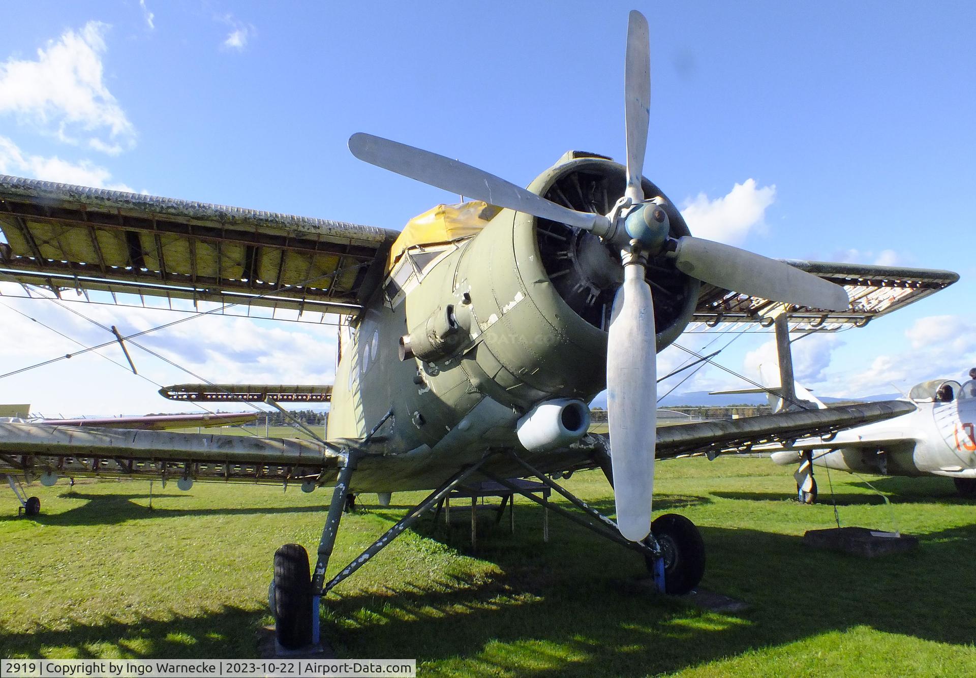 2919, Antonov An-2TP C/N 1G29-19, Antonov An-2TP COLT (awaiting tail and wing re-covering) at the Österreichisches Luftfahrtmuseum (Austrian Aviation Museum), Graz-Thalerhof