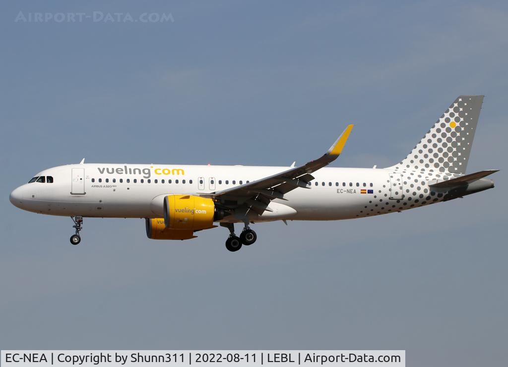EC-NEA, 2019 Airbus A320-271N C/N 8969, Landing rwy 24R