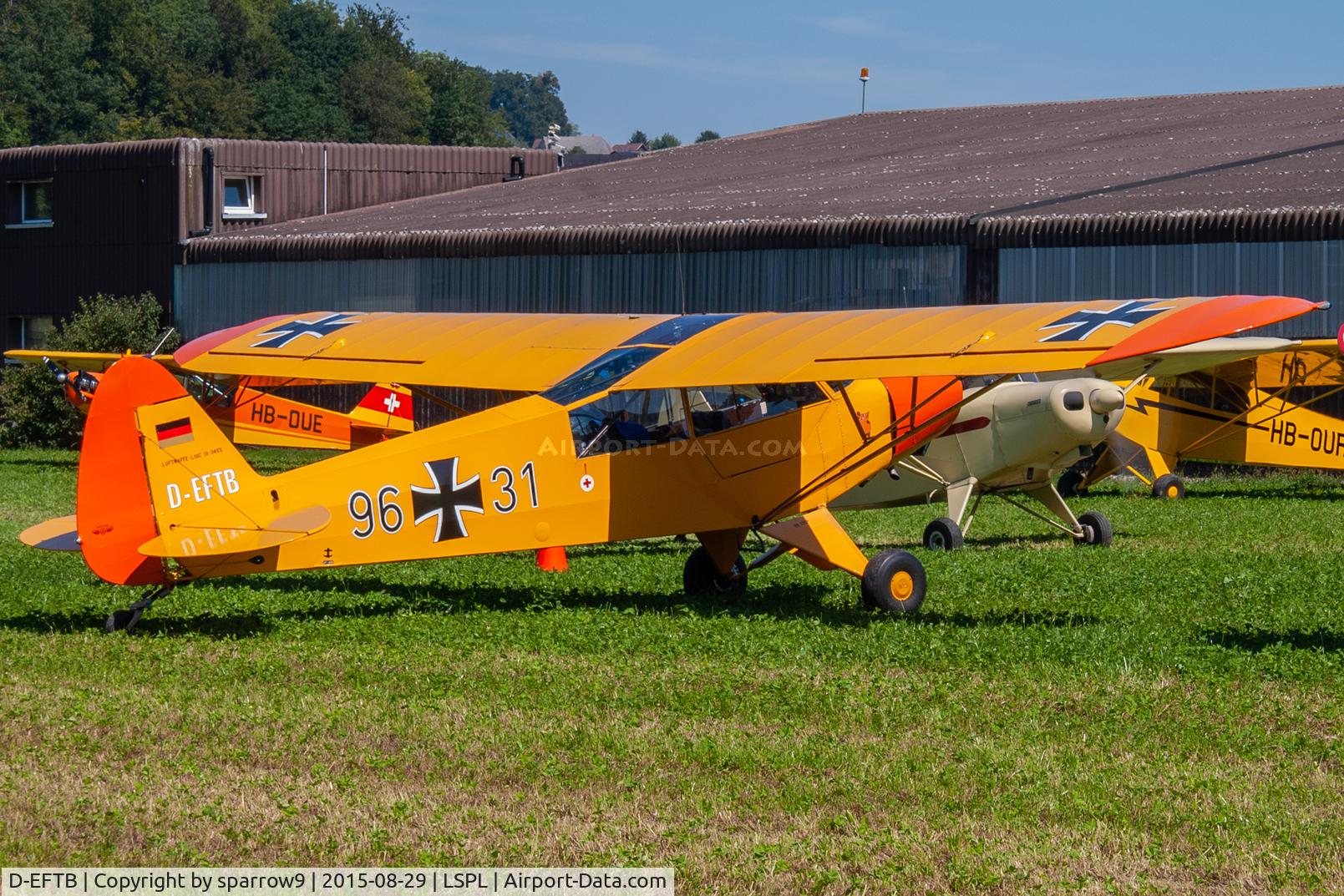 D-EFTB, 1954 Piper L-18C Super Cub (PA-18-95) C/N 18-3455, Piper meet at Bleienbach