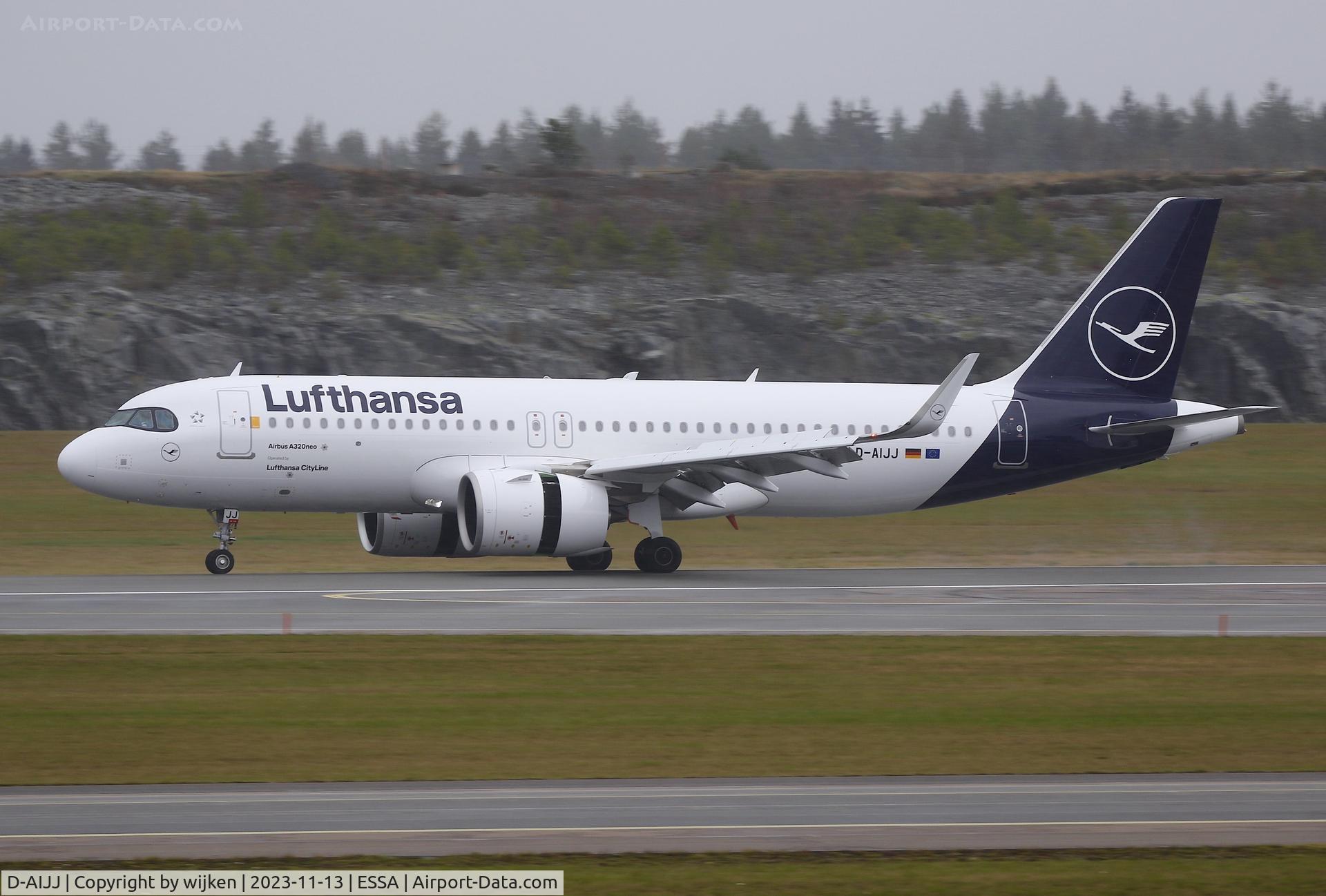 D-AIJJ, 2023 Airbus A320-271N C/N 11299, RWY 01R