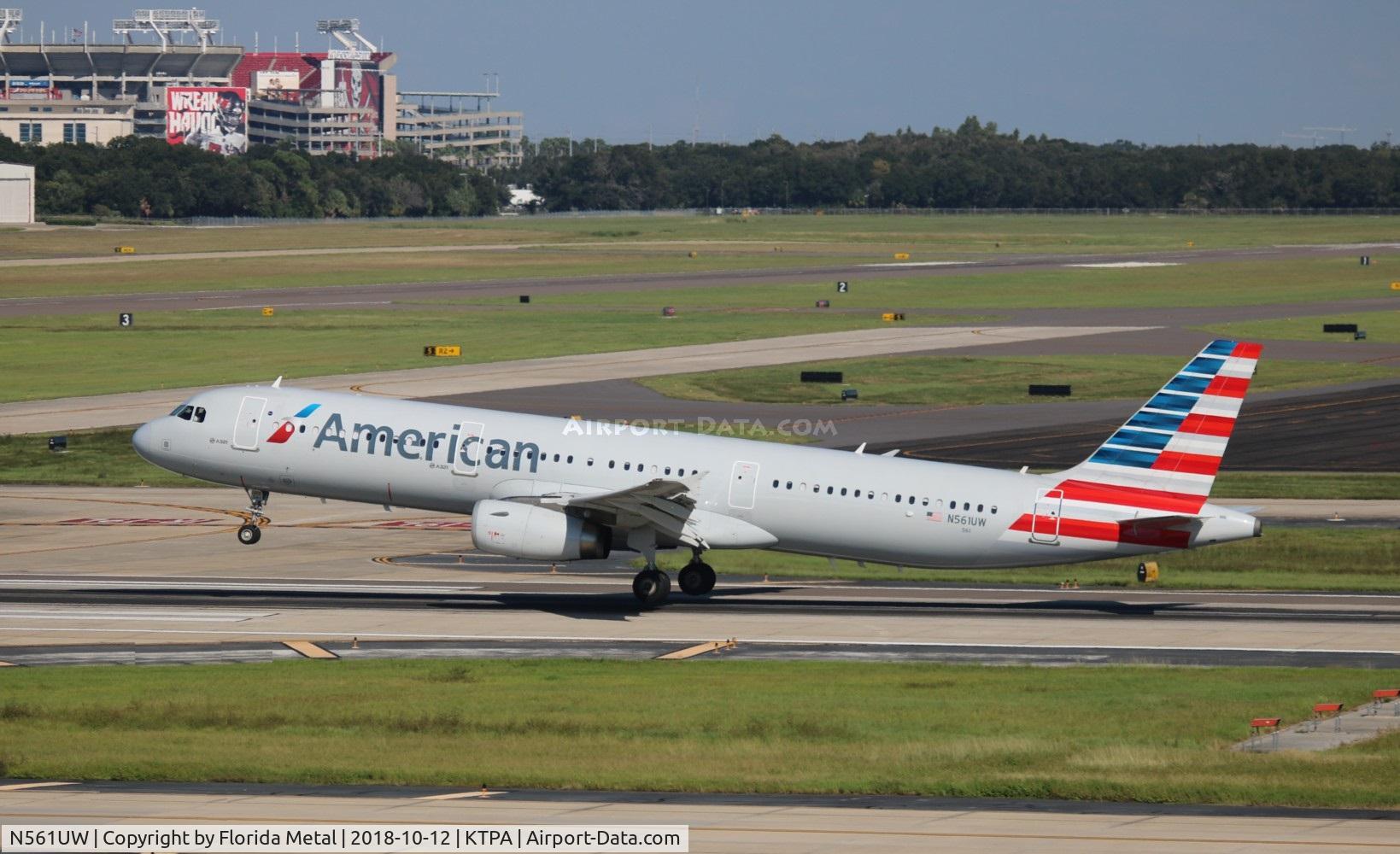 N561UW, 2012 Airbus A321-231 C/N 5317, AAL A321 zx KCLT-TPA