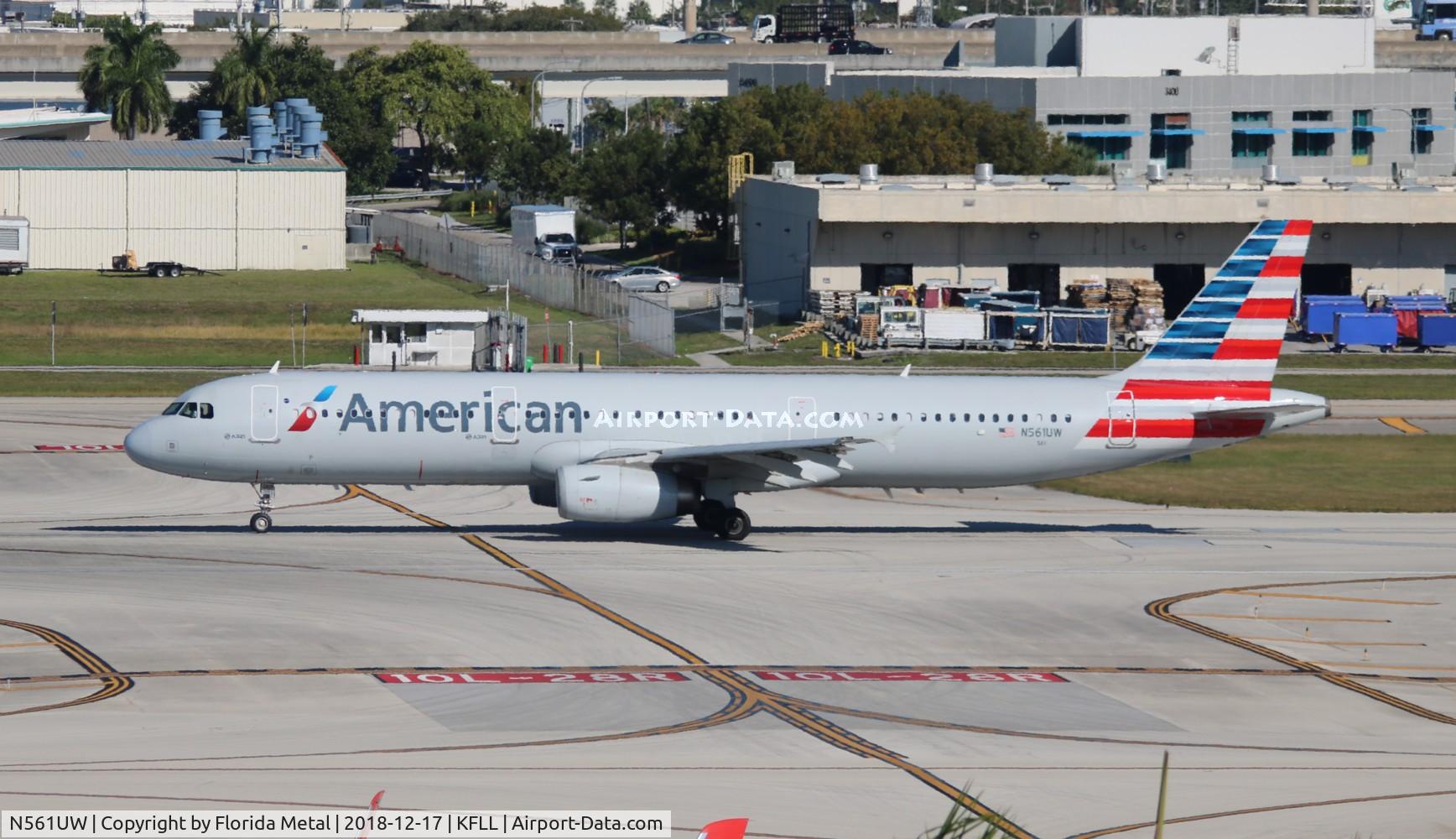 N561UW, 2012 Airbus A321-231 C/N 5317, AAL A321 zx FLL-DFW