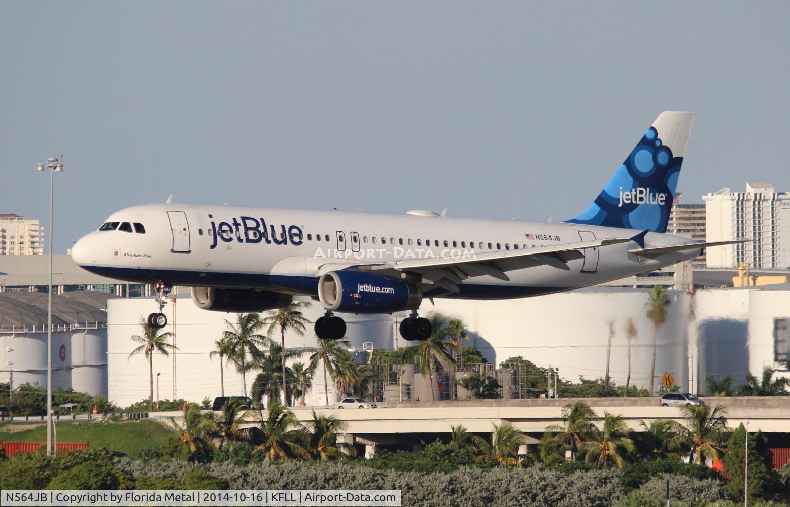 N564JB, 2003 Airbus A320-232 C/N 2020, JBU A320 zx