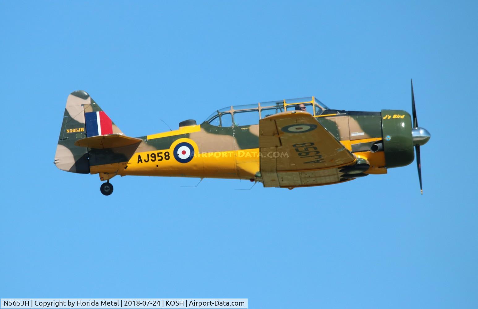 N565JH, 1954 Canadian Car & Foundry Harvard MK IV C/N CCF4-206, Harvard zx